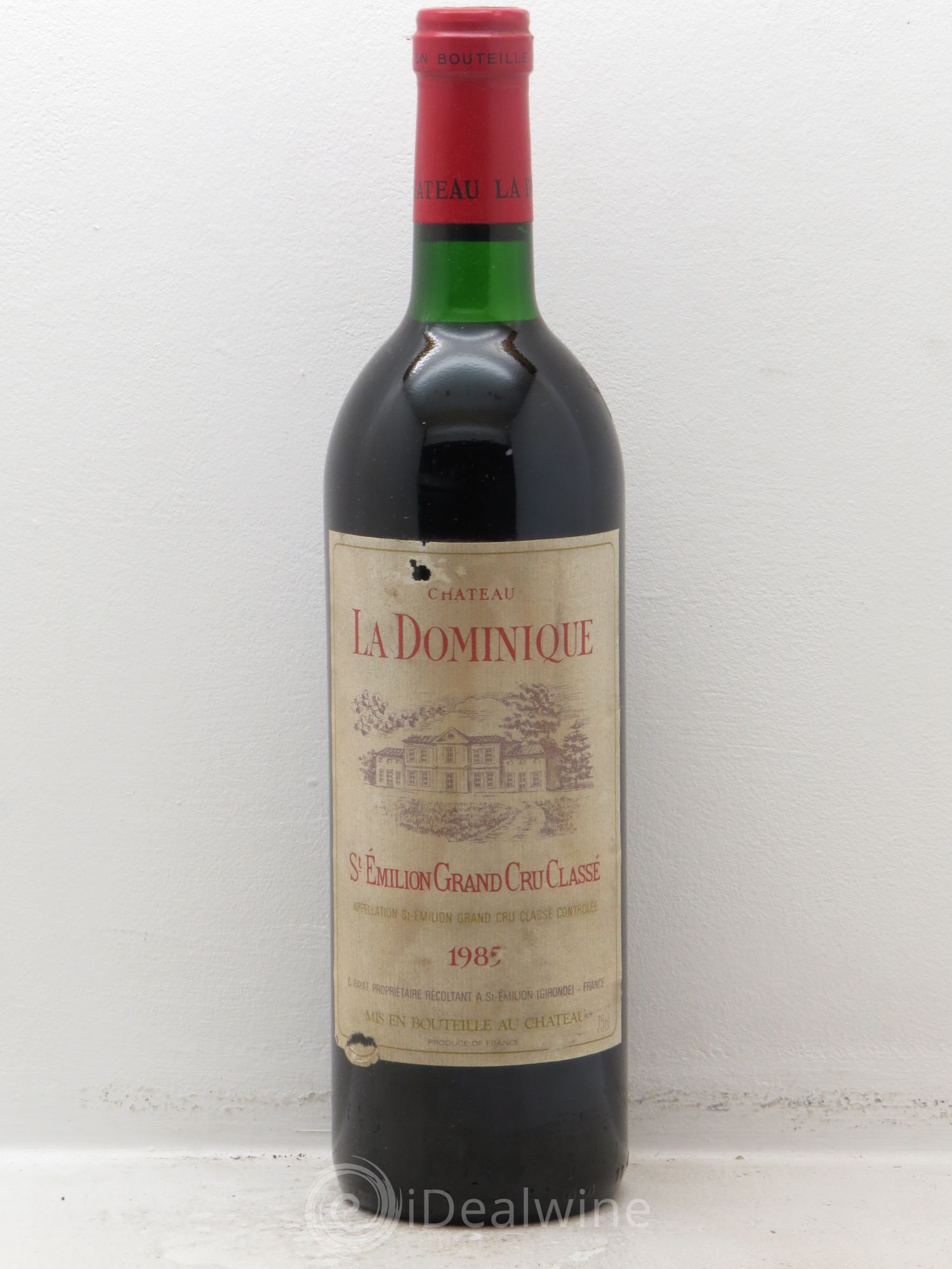 Château la Dominique Grand Cru Classé 1985 - Lot de 1 bouteille - 0