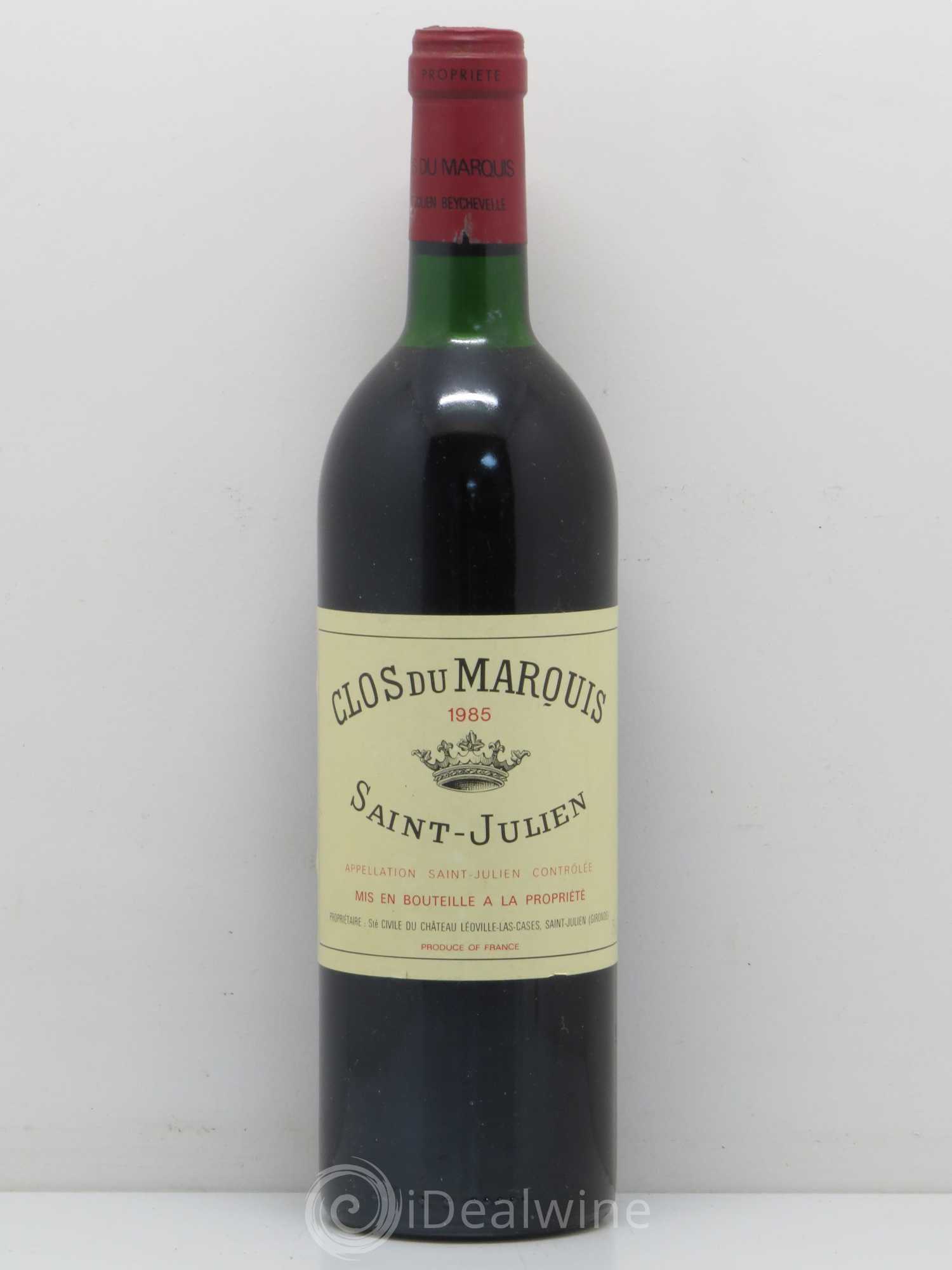 Clos du Marquis 1985 - Lot de 1 bouteille - 0