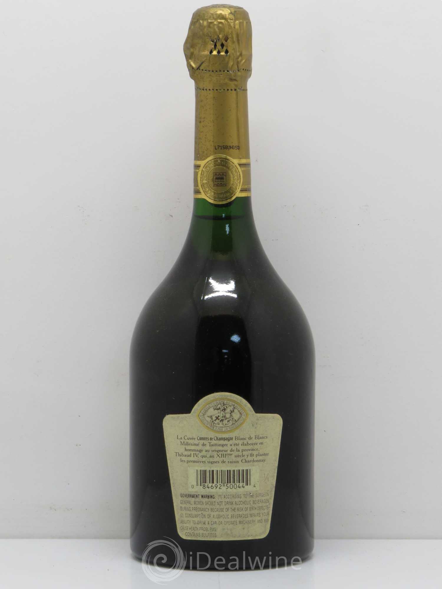 Comtes de Champagne Taittinger 1988 - Lot de 1 bouteille - 1