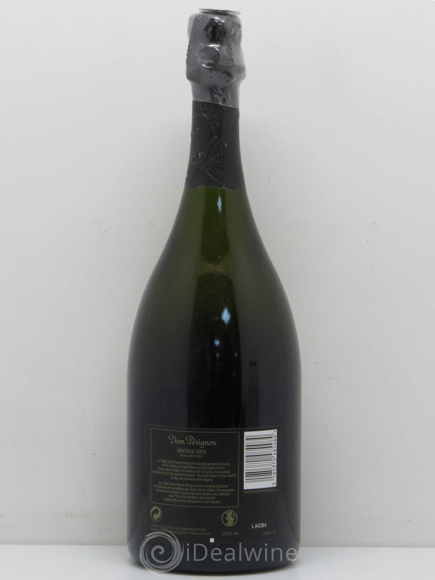 Brut Dom Pérignon 2003 - Lot de 1 bouteille - 1