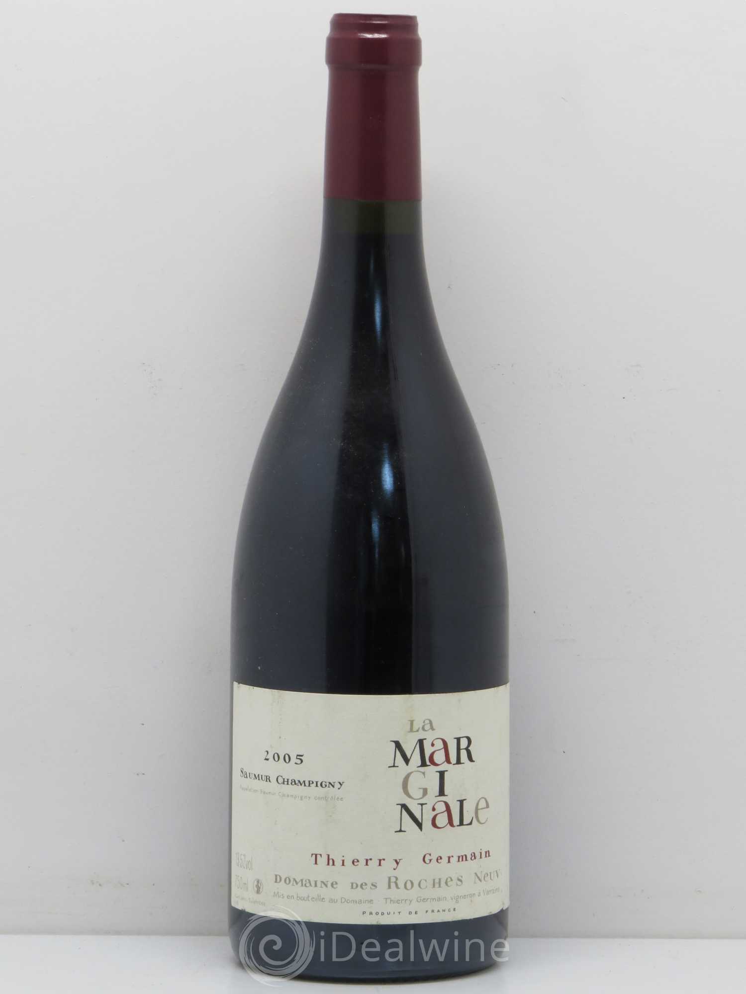 Saumur-Champigny La Marginale Domaine des Roches Neuves - Thierry Germain 2005 - Lot de 1 bouteille - 0