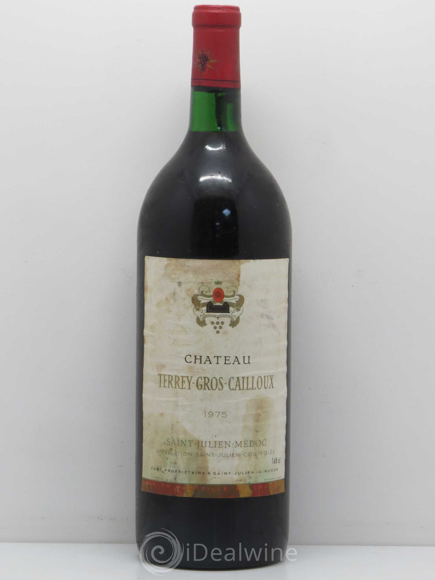 Château Terrey Gros Cailloux Cru Bourgeois 1975 - Lot de 1 magnum - 0