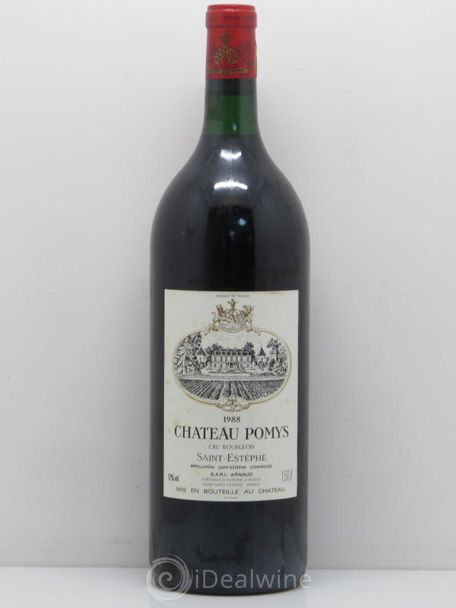 Saint-Estèphe Château Pommys 1988 - Lot de 1 magnum - 0