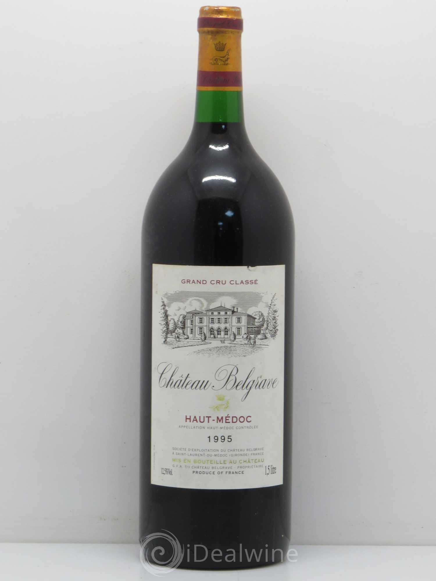 Château Belgrave 5ème Grand Cru Classé 1995 - Lot de 1 magnum - 0