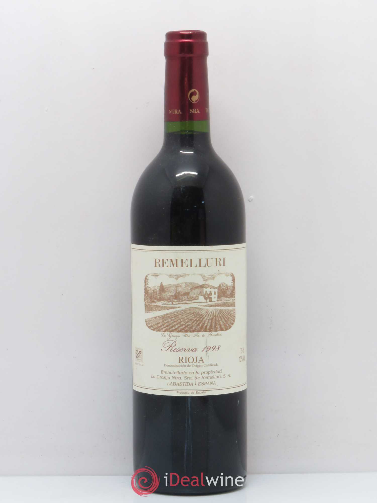 Rioja DOCA Remelluri Reserva 1998 - Lotto di 1 bottiglia - 0