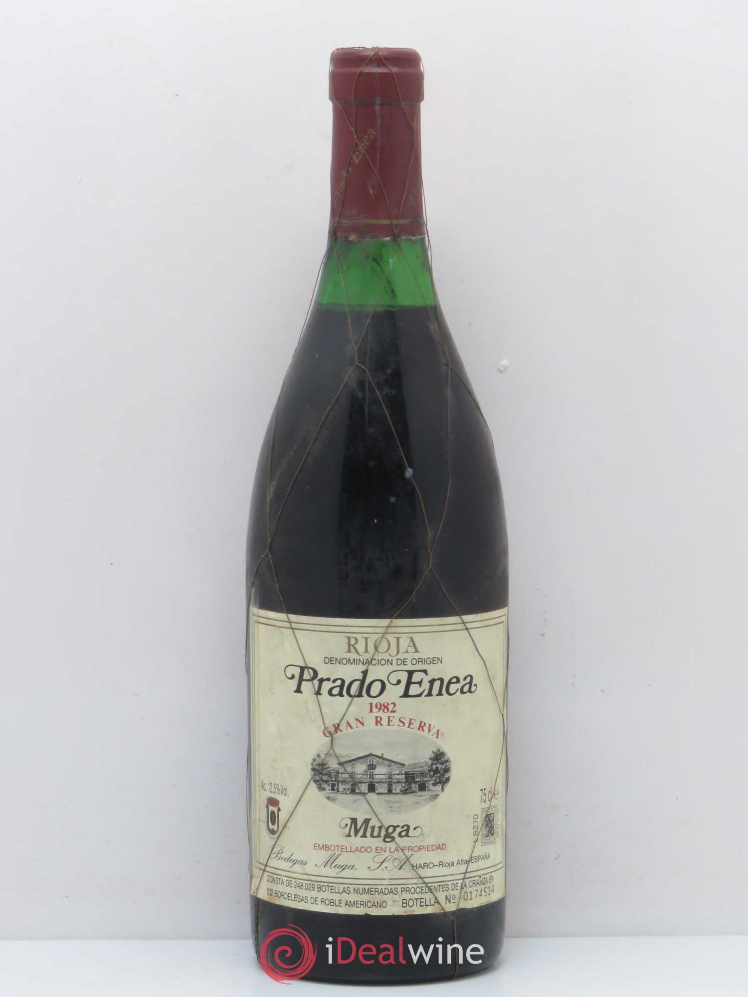 Rioja DOCA Prado Enea Gran Reserva Muga 1982 - Lot de 1 bouteille - 0
