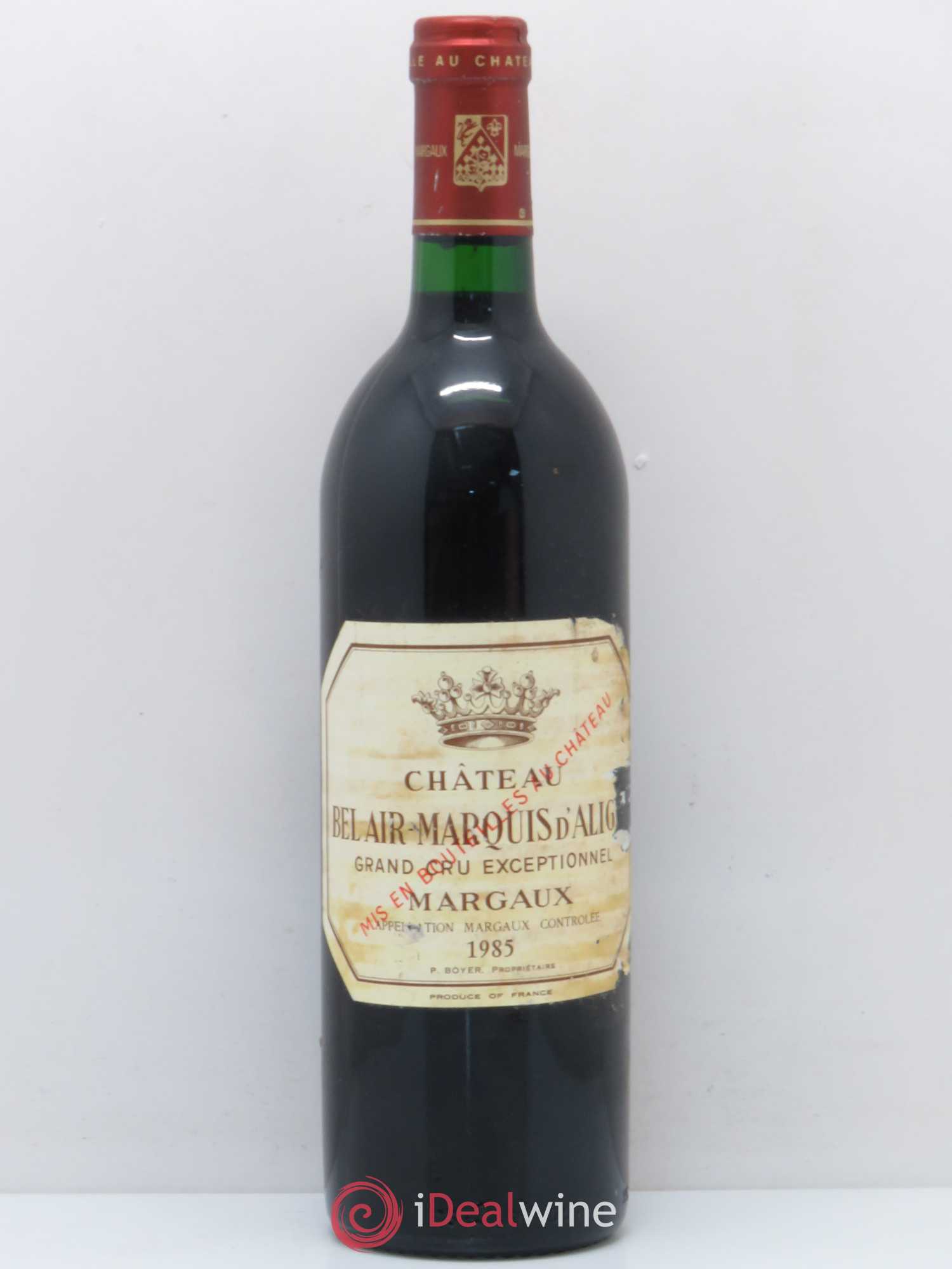 Château Bel Air Marquis d'Aligre 1985 - Lot de 1 bouteille - 0