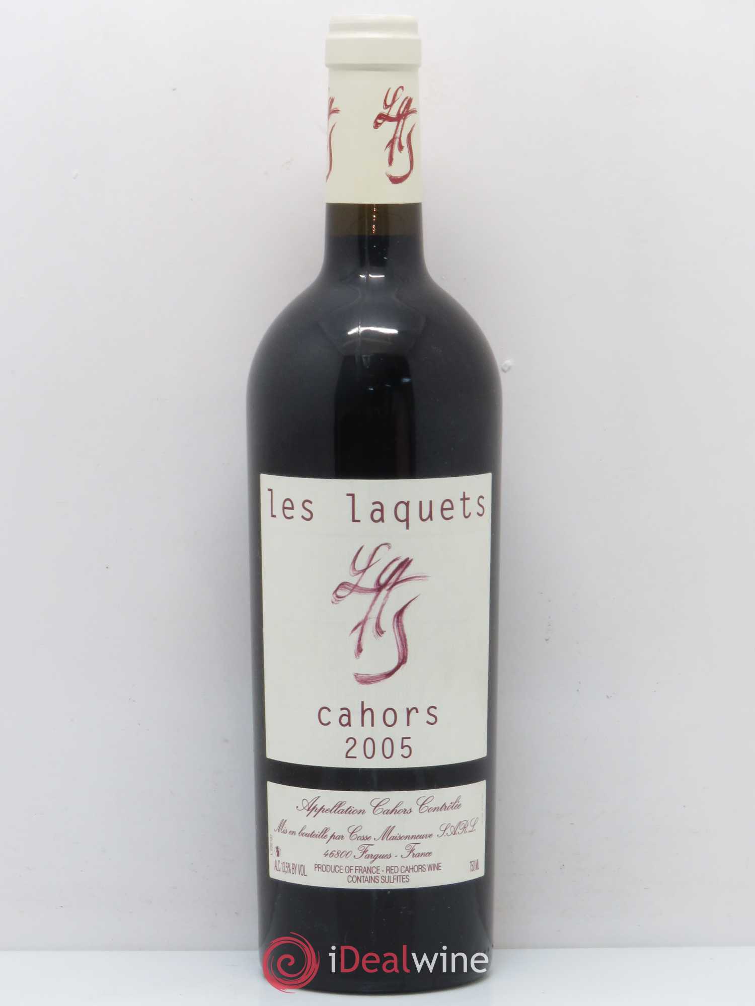Cahors Les Laquets Cosse-Maisonneuve (Domaine) 2005 - Lot de 1 bouteille - 0