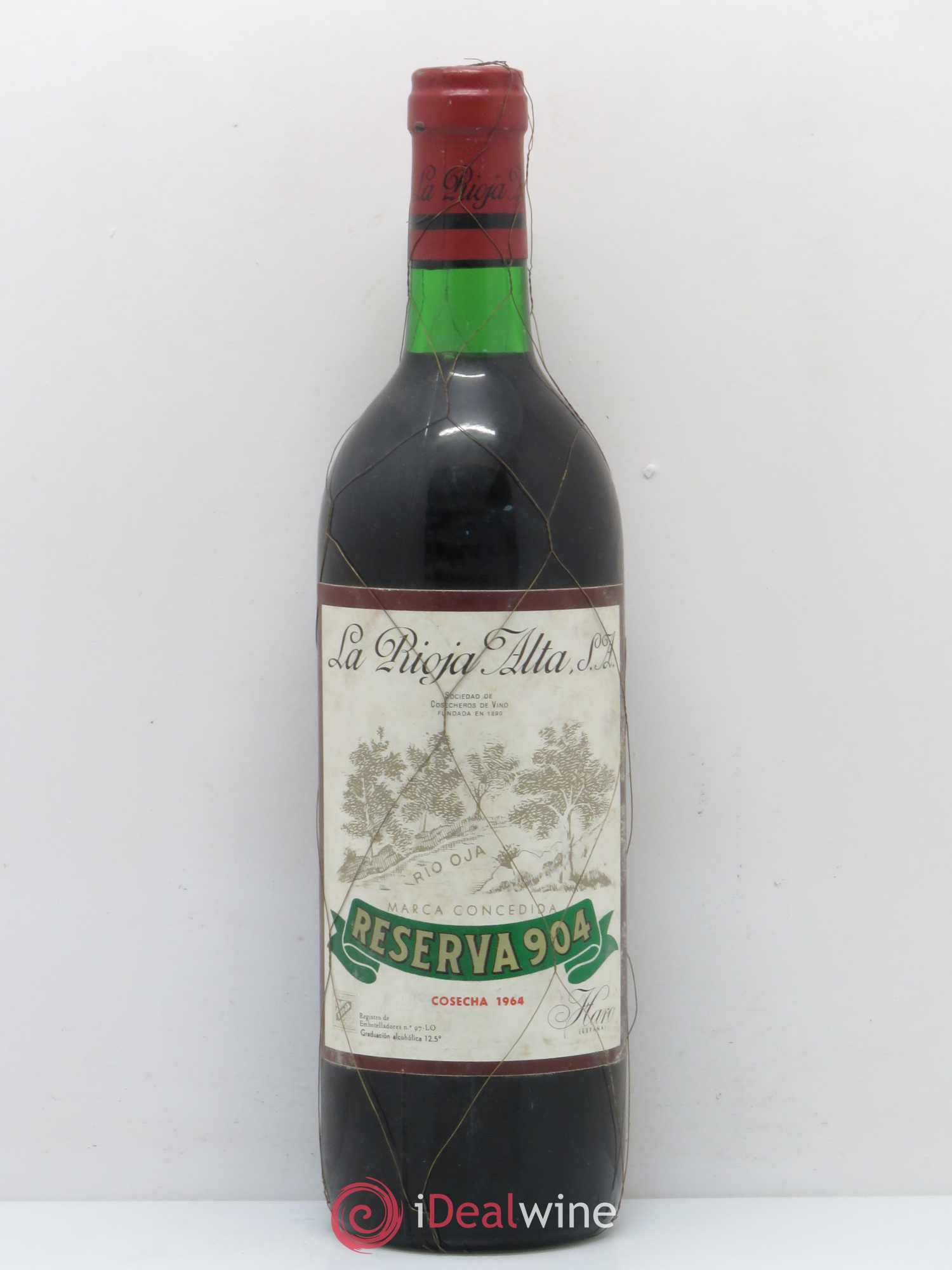 Rioja DOCa Gran Reserva 904 La Rioja Alta 1964 - Lot of 1 bottle - 0