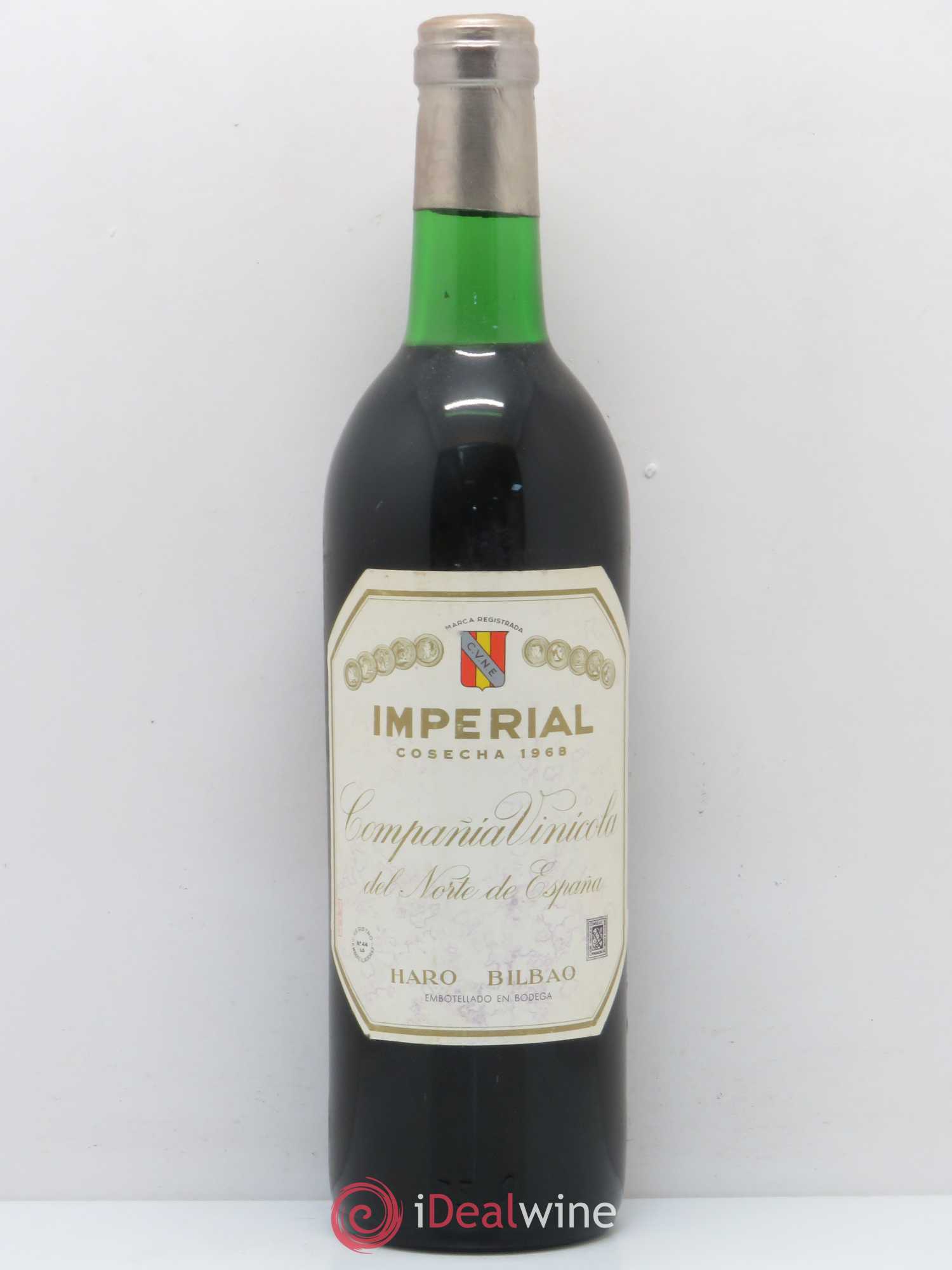 Rioja DOCA CVNE Imperial 1968 - Lot de 1 bouteille - 0