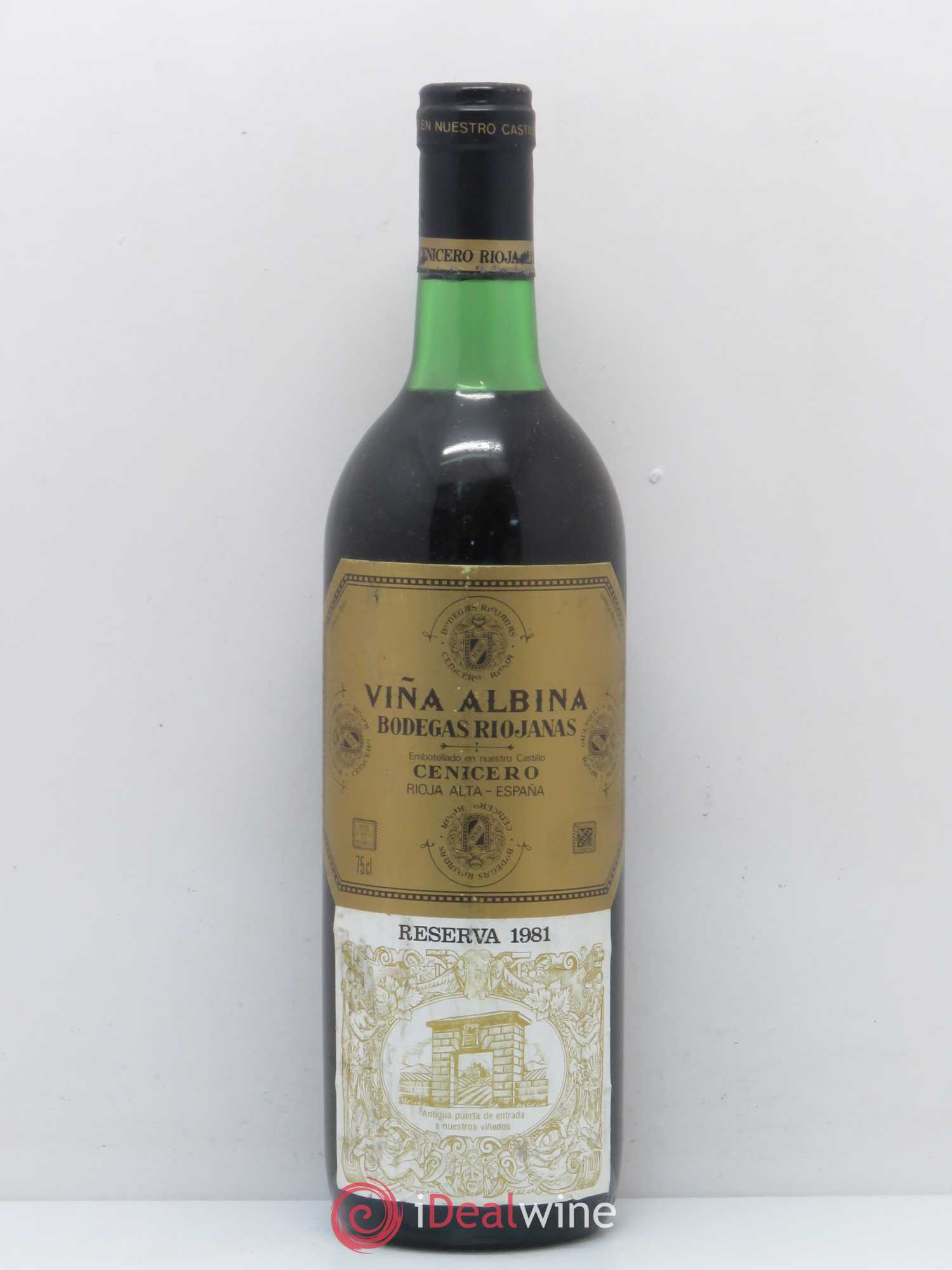 Rioja DOCA Vina Albina Reserva Riojanas 1981 - Lotto di 1 bottiglia - 0