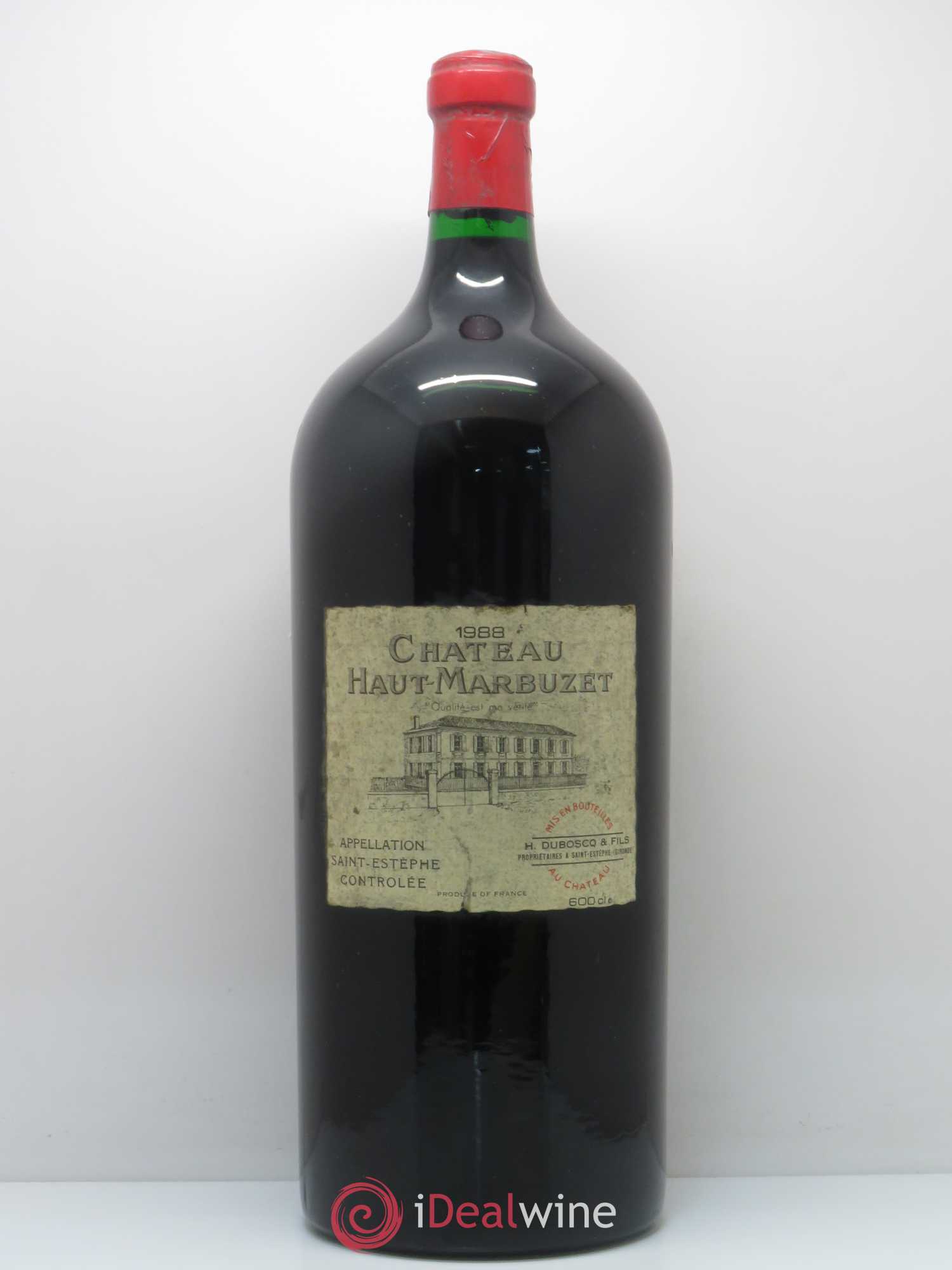 Château Haut Marbuzet 1988 - Lot de 1 impériale - 0