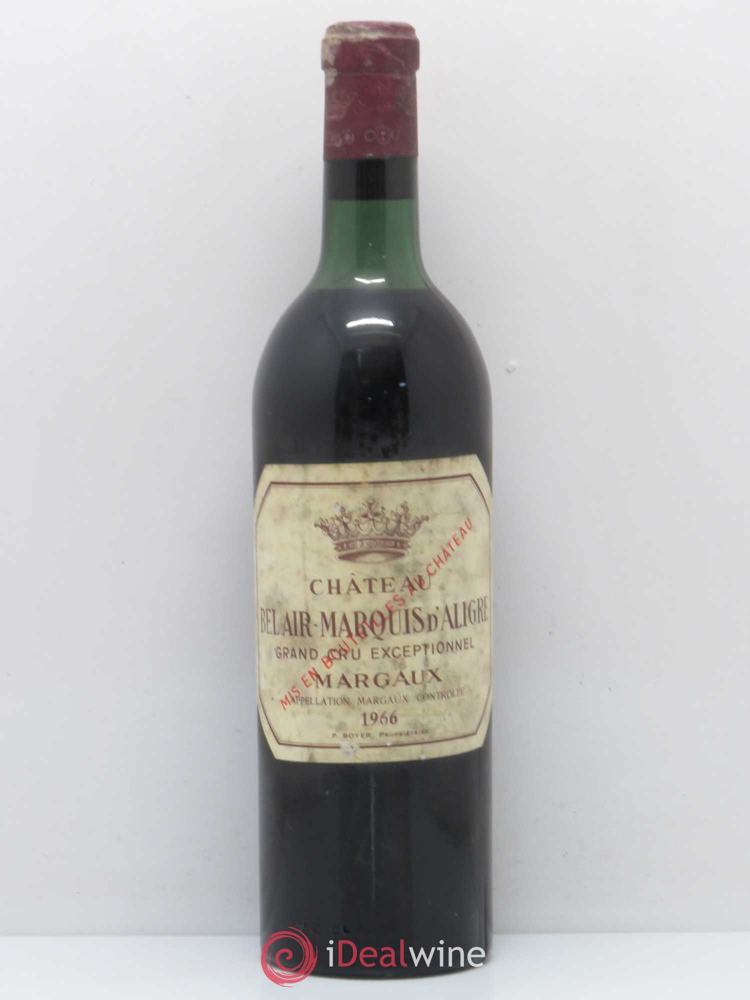 Château Bel Air Marquis d'Aligre 1966 - Lot de 1 bouteille - 0