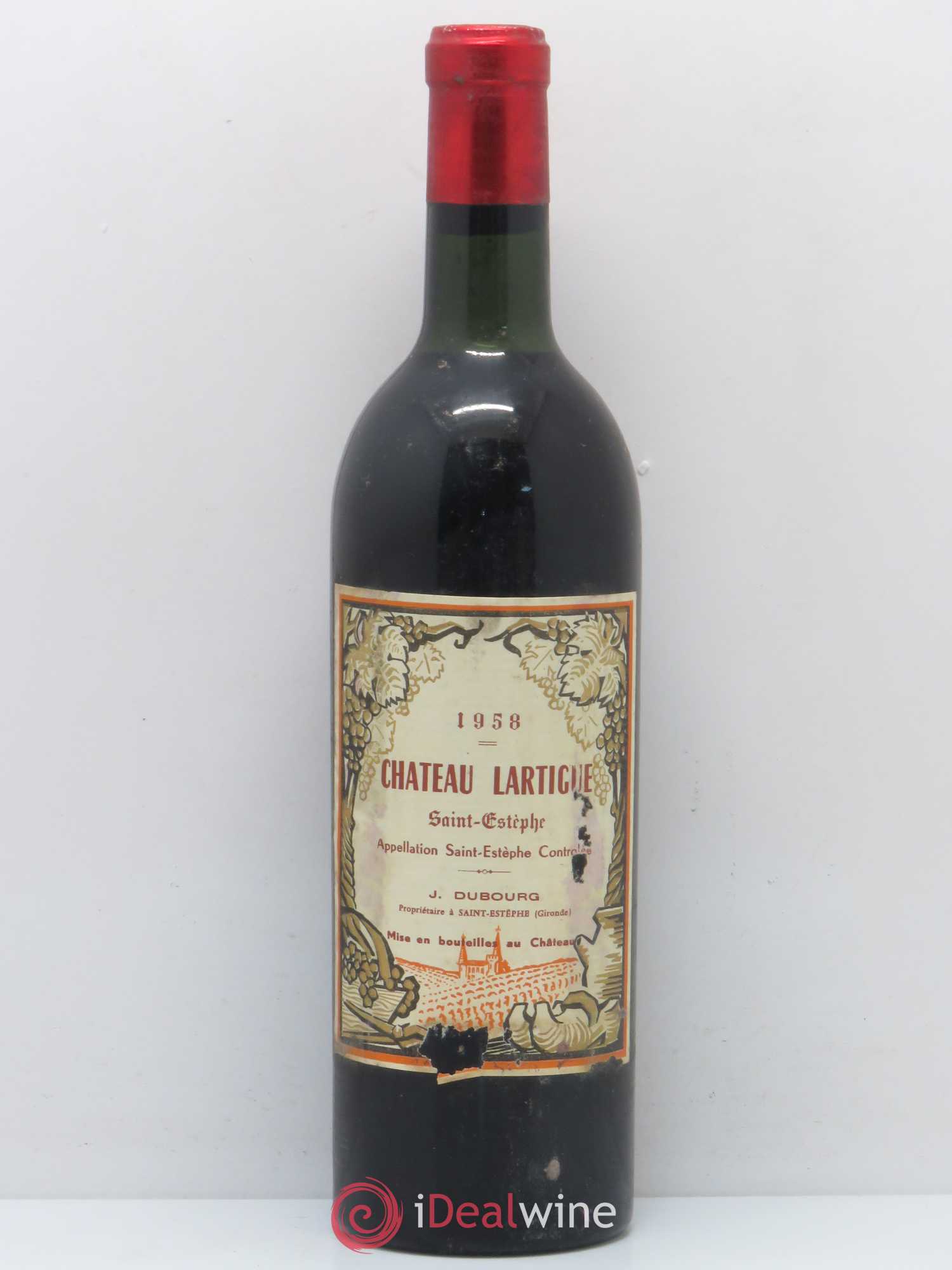 Saint-Estèphe Château Lartigue 1958 - Posten von 1 Flasche - 0