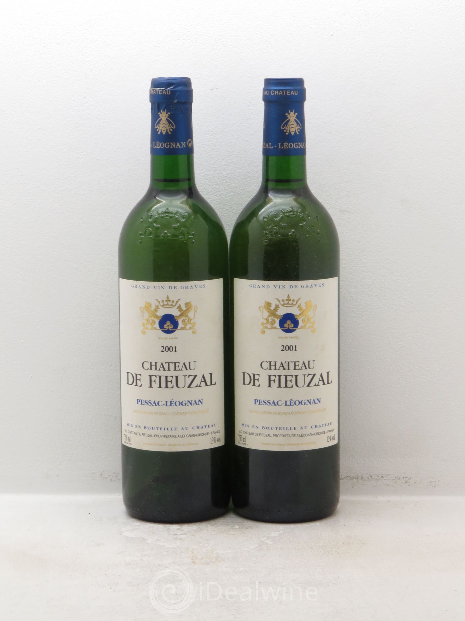 Château de Fieuzal 2001 - Lot de 2 bouteilles - 0