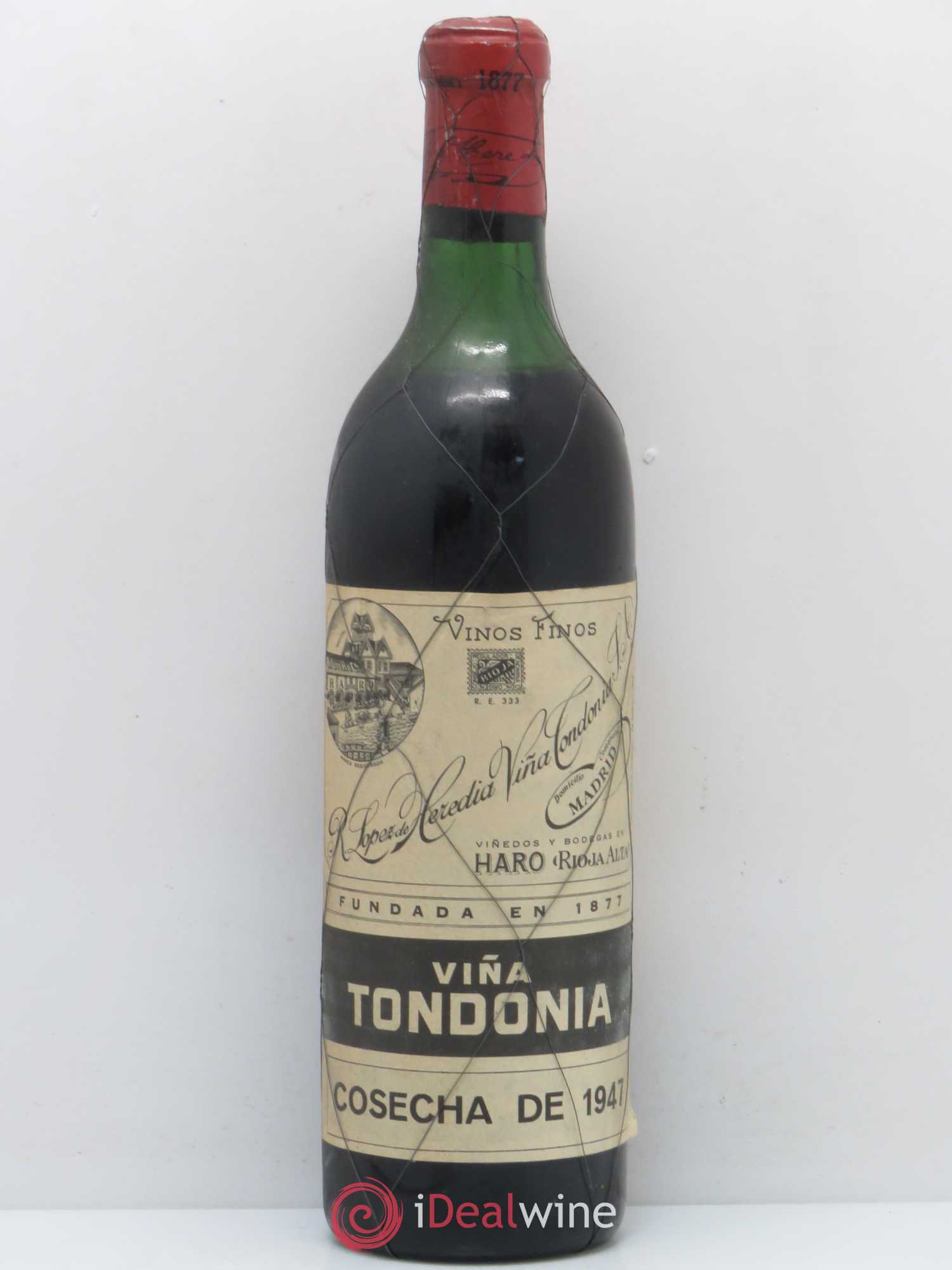 Rioja DOCA Viña Tondonia 1947 - Lotto di 1 bottiglia - 0
