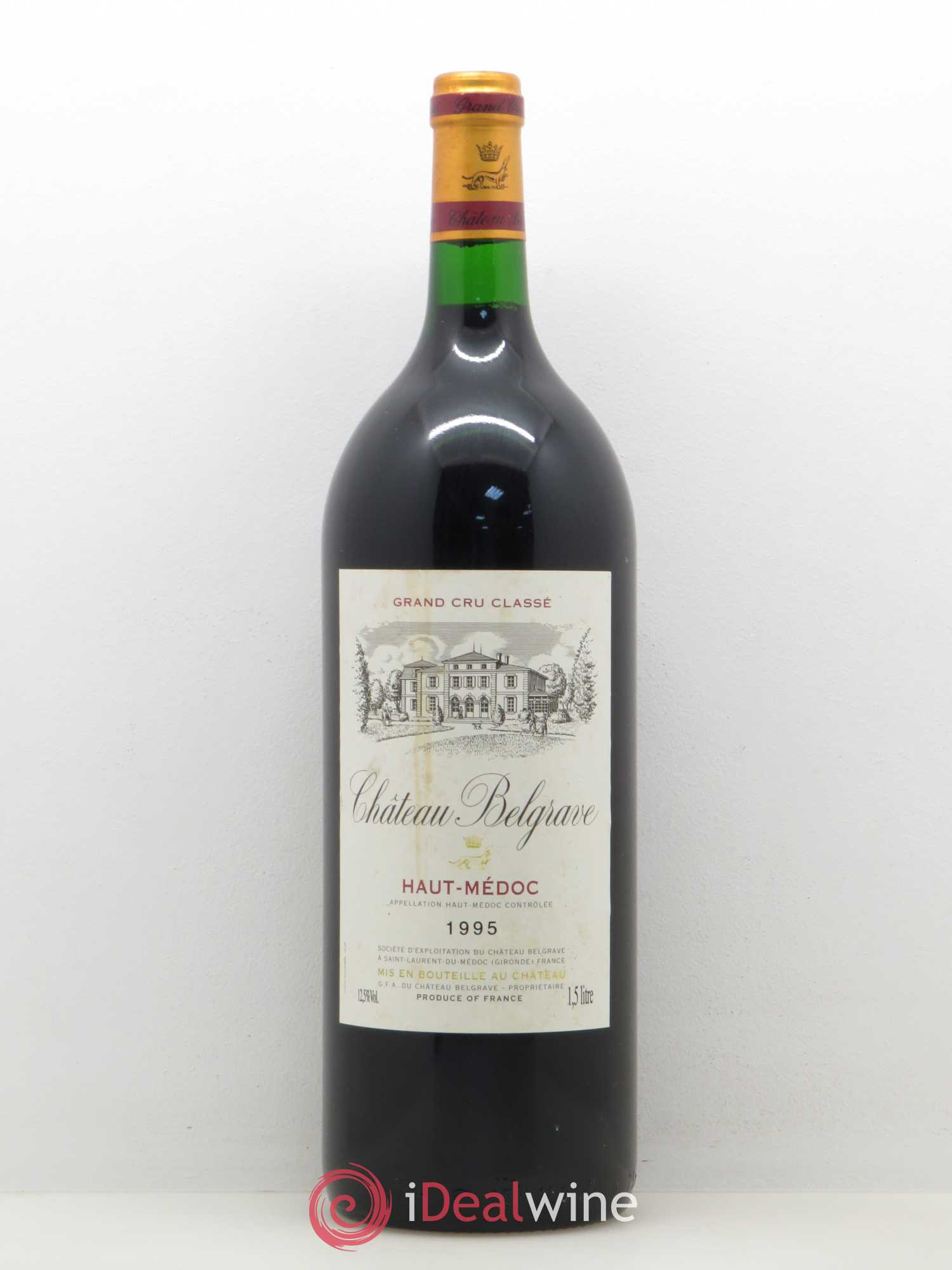 Château Belgrave 5ème Grand Cru Classé 1995 - Lot de 1 magnum - 0