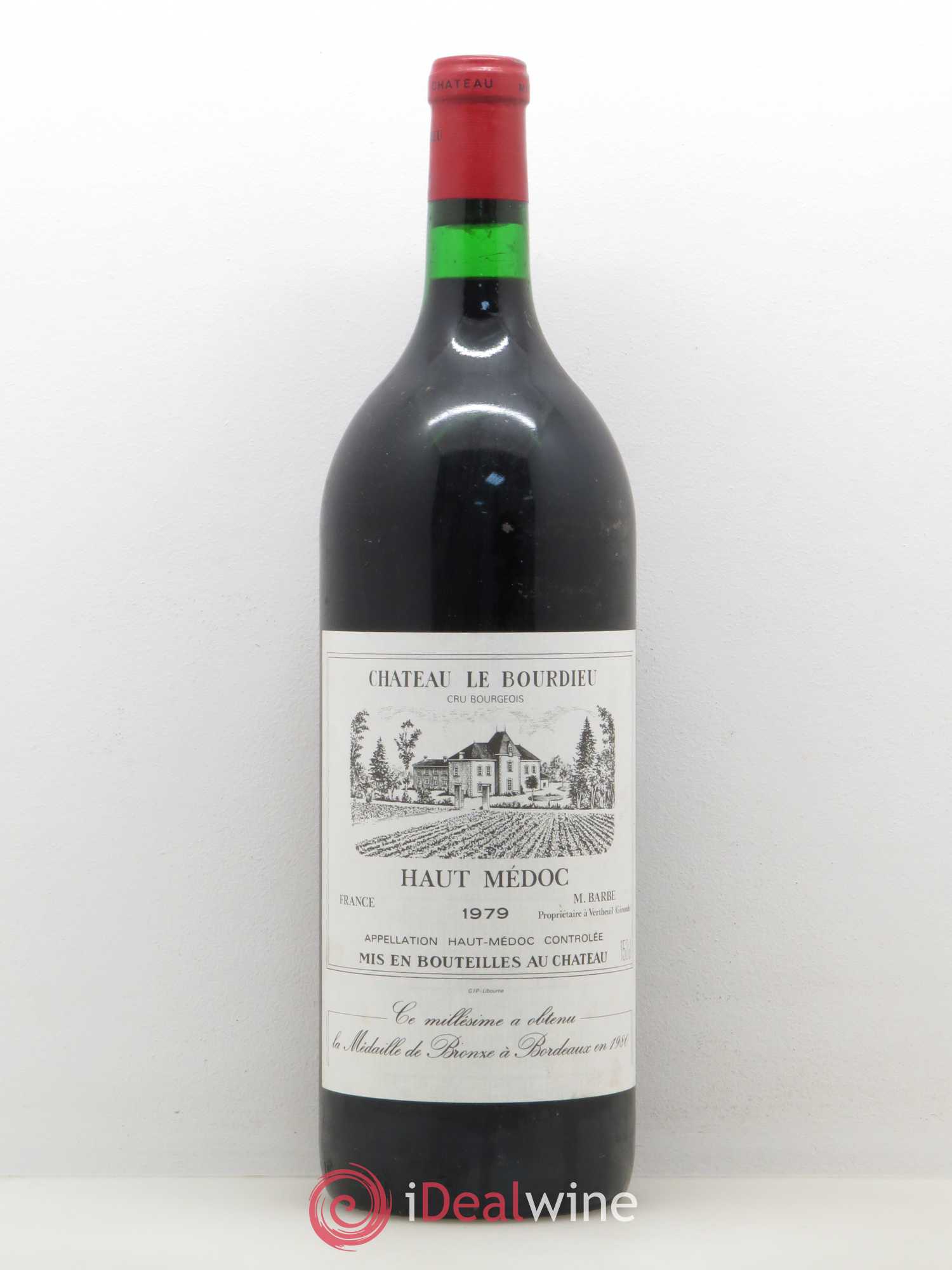 Haut Médoc Château Le Bourdieu 1979 - Posten von 1 Magnum - 0