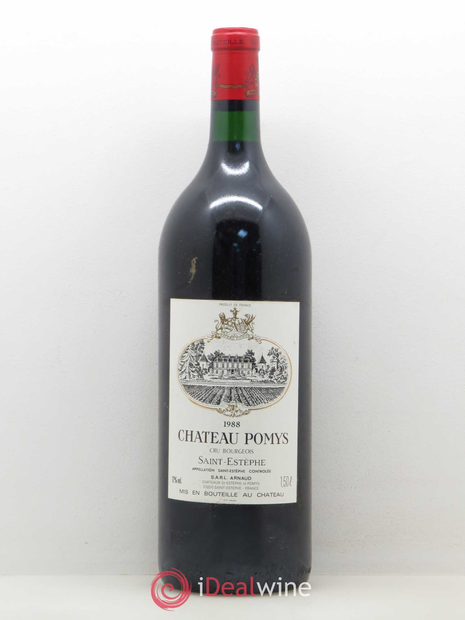 Château Pomys Cru Bourgeois 1988 - Lot de 1 magnum - 0