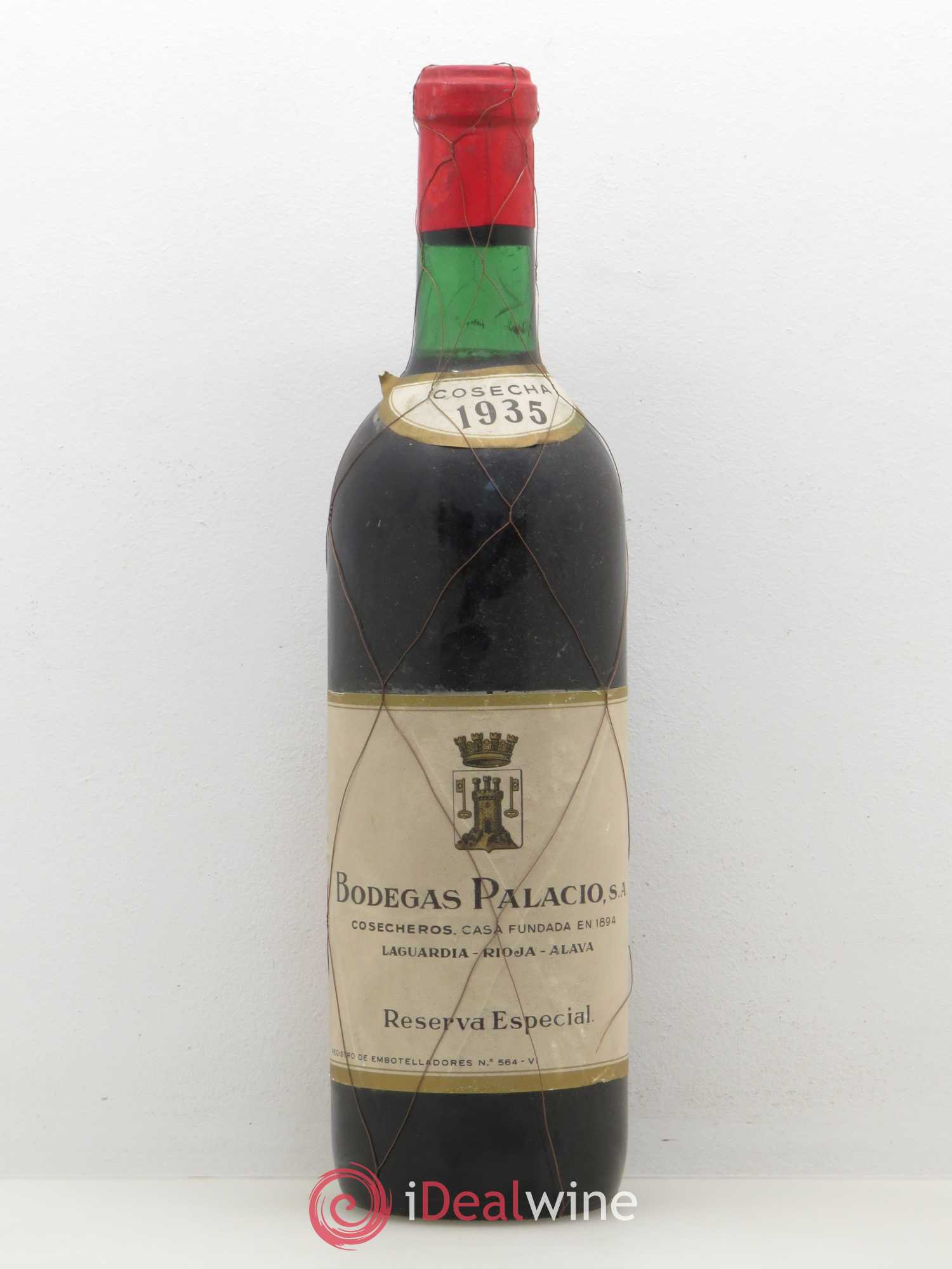 Rioja DOCA Reserva Especial Bodegas Palacio 1935 - Lot de 1 bouteille - 0