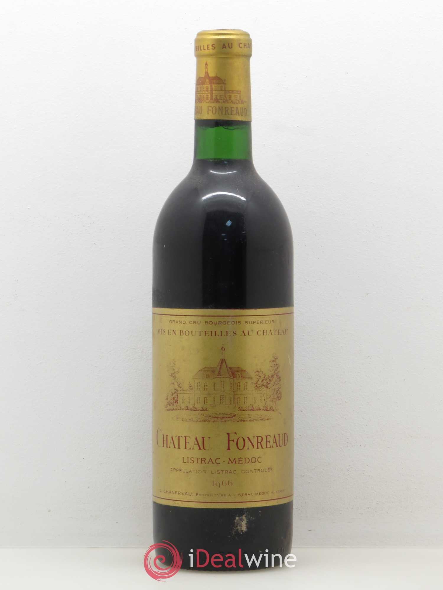 Château Fonréaud Cru Bourgeois 1966 - Lot de 1 bouteille - 0