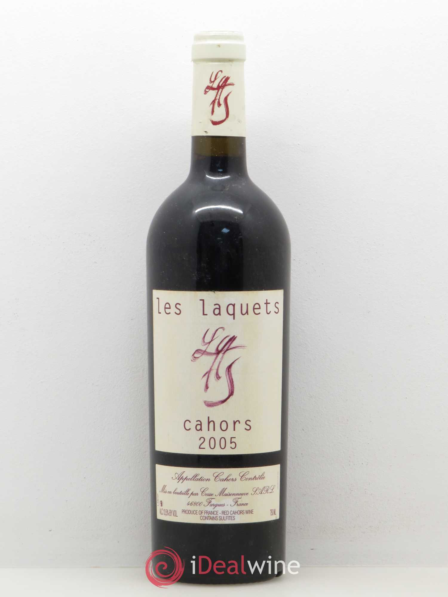 Cahors Les Laquets Cosse-Maisonneuve (Domaine) 2005 - Lot de 1 bouteille - 0
