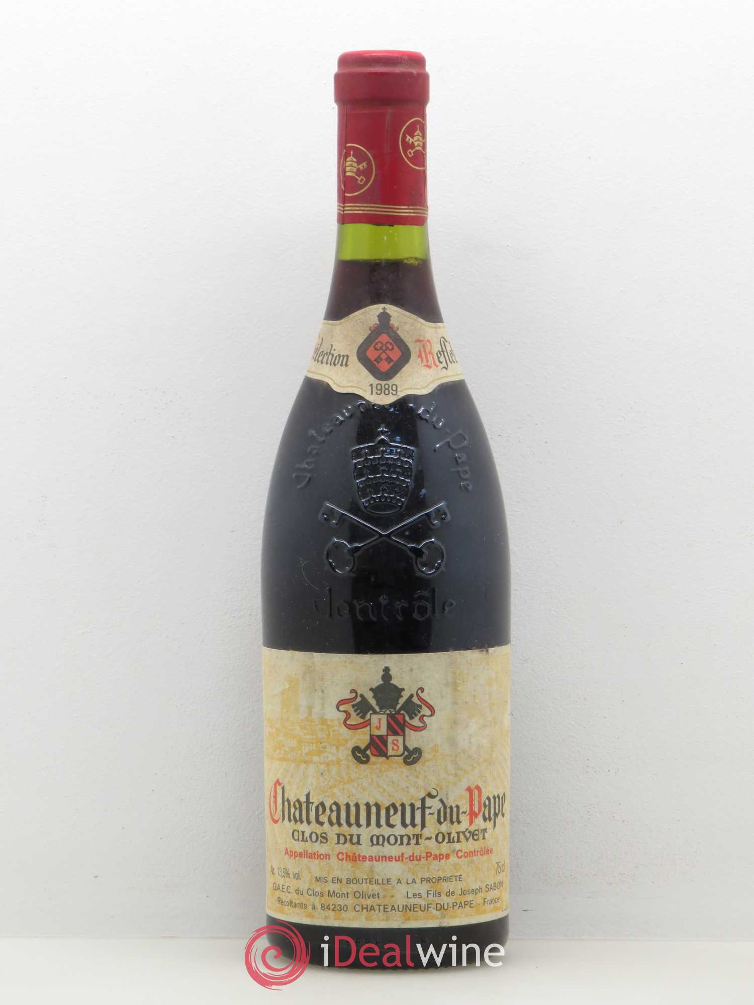Châteauneuf-du-Pape Clos du Mont-Olivet 1989 - Lot de 1 bouteille - 0