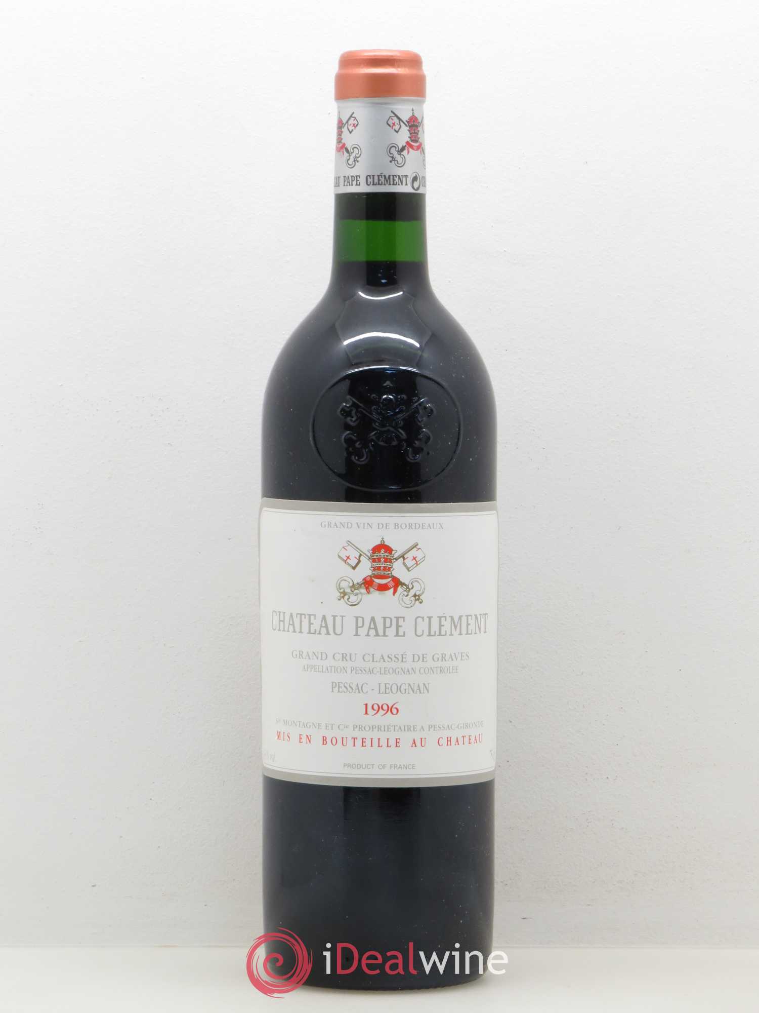 Château Pape Clément Cru Classé de Graves 1996 - Lot de 1 bouteille - 0