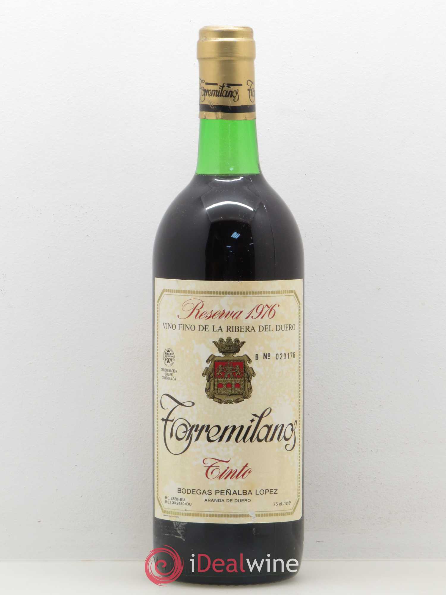 Ribera Del Duero DO Torremilanos Reserva Bodegas Penalba Lopez 1976 - Posten von 1 Flasche - 0