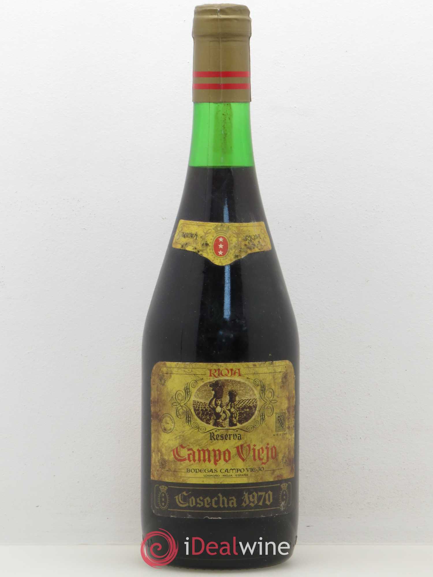 Rioja DOCA Campo Viejo Reserva 1970 - Lot de 1 bouteille - 0
