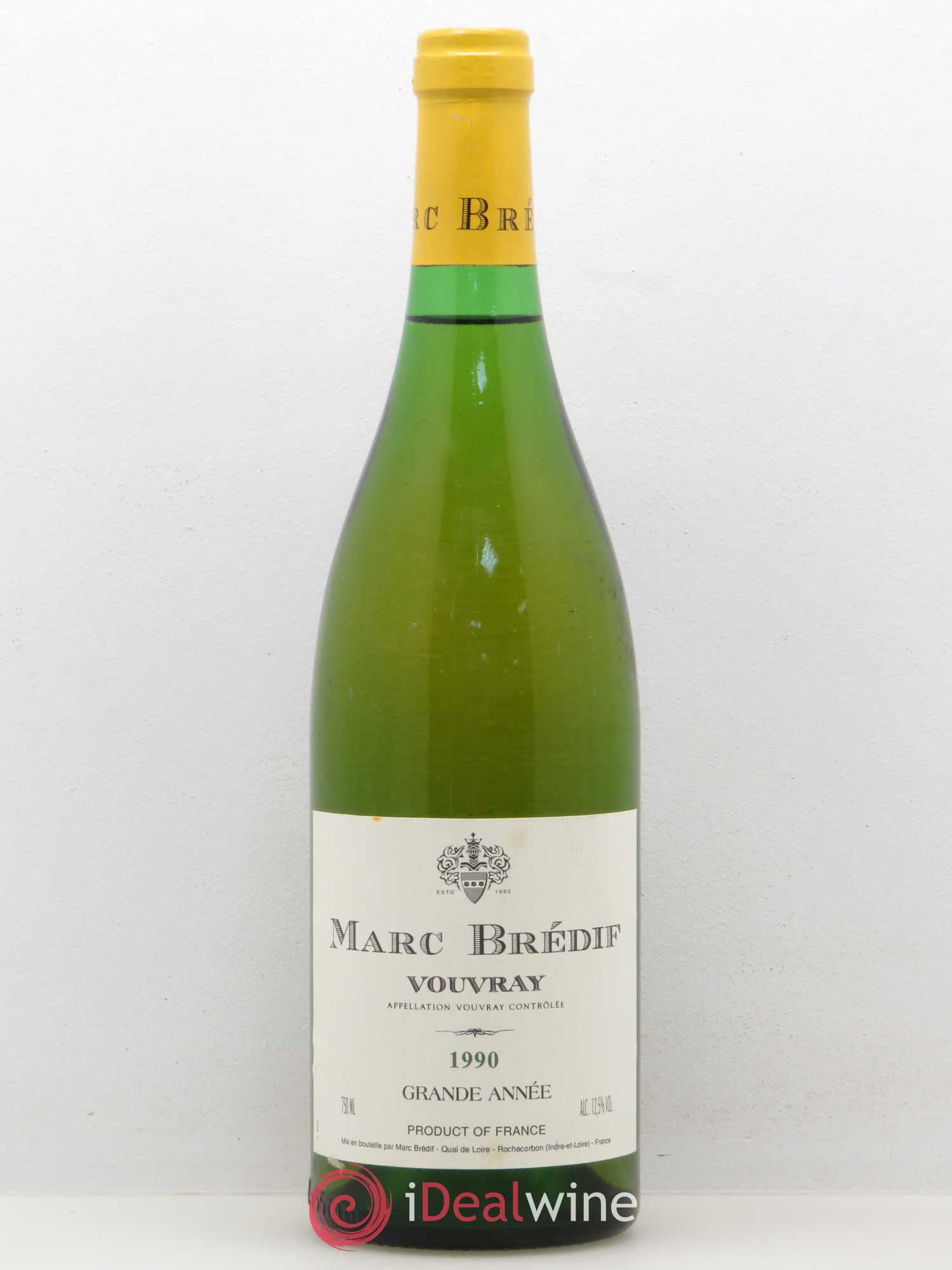 Vouvray Grande Année Marc Bredif 1990 - Posten von 1 Flasche - 0
