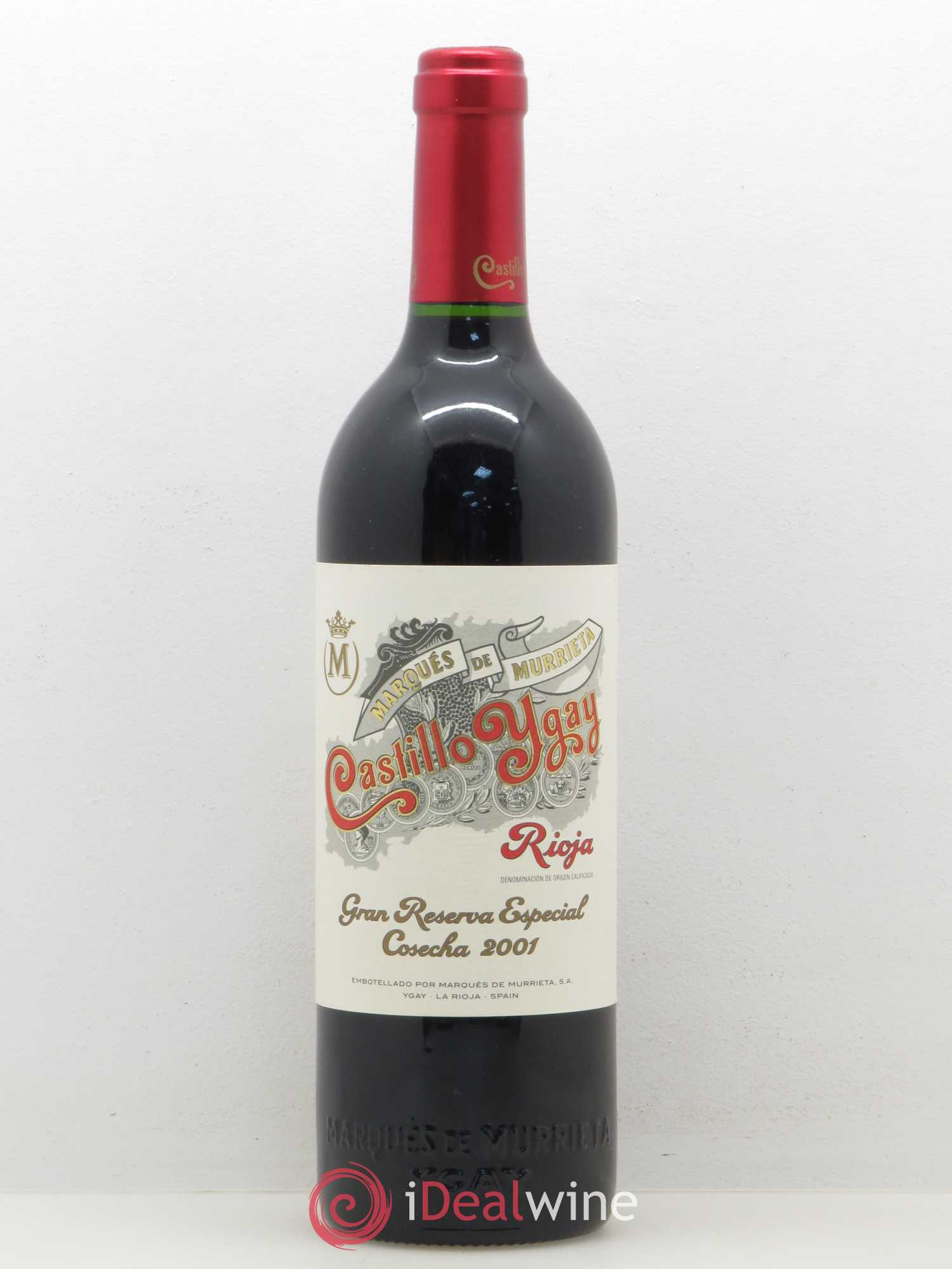 Rioja DOCA Marqués de Murrieta Castillo Ygay Gran Reserva Especial 2001 - Posten von 1 Flasche - 0