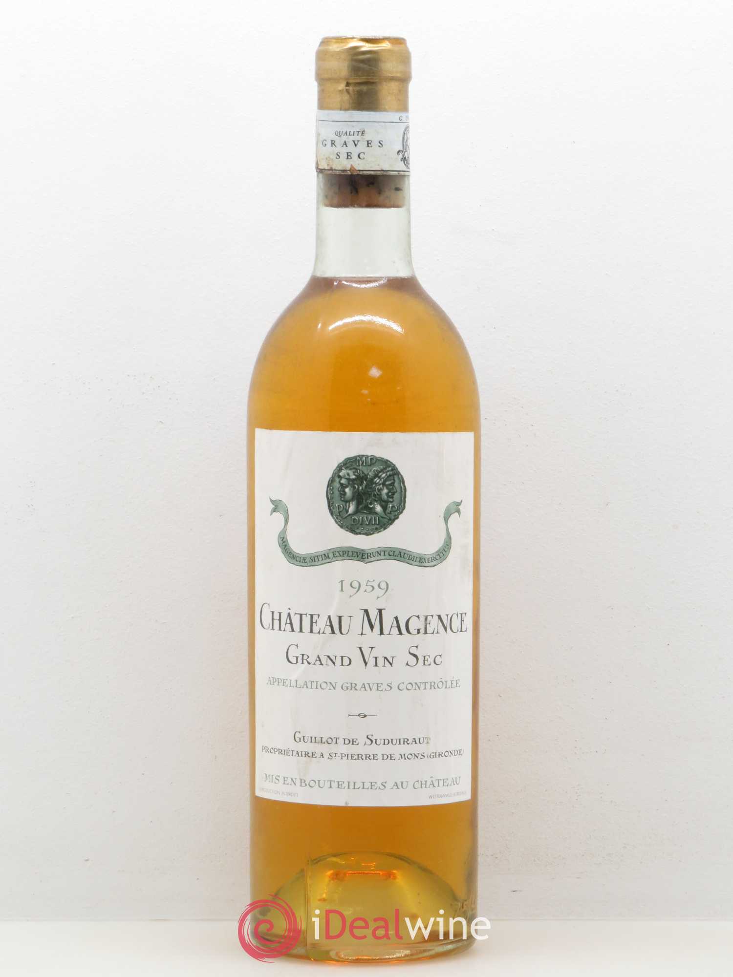 Graves Château Magence 1959 - Posten von 1 Flasche - 0