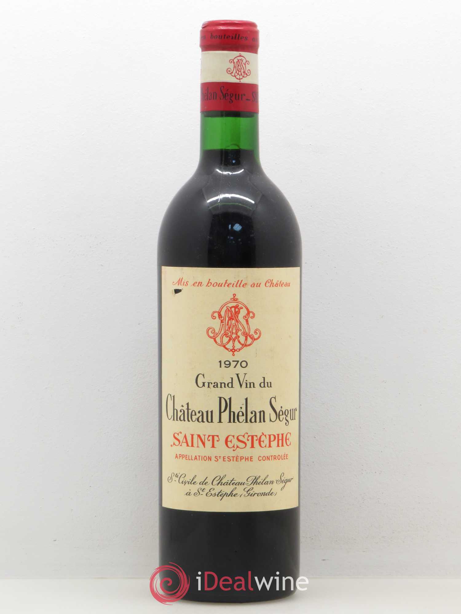 Château Phélan Ségur 1970 - Lot de 1 bouteille - 0