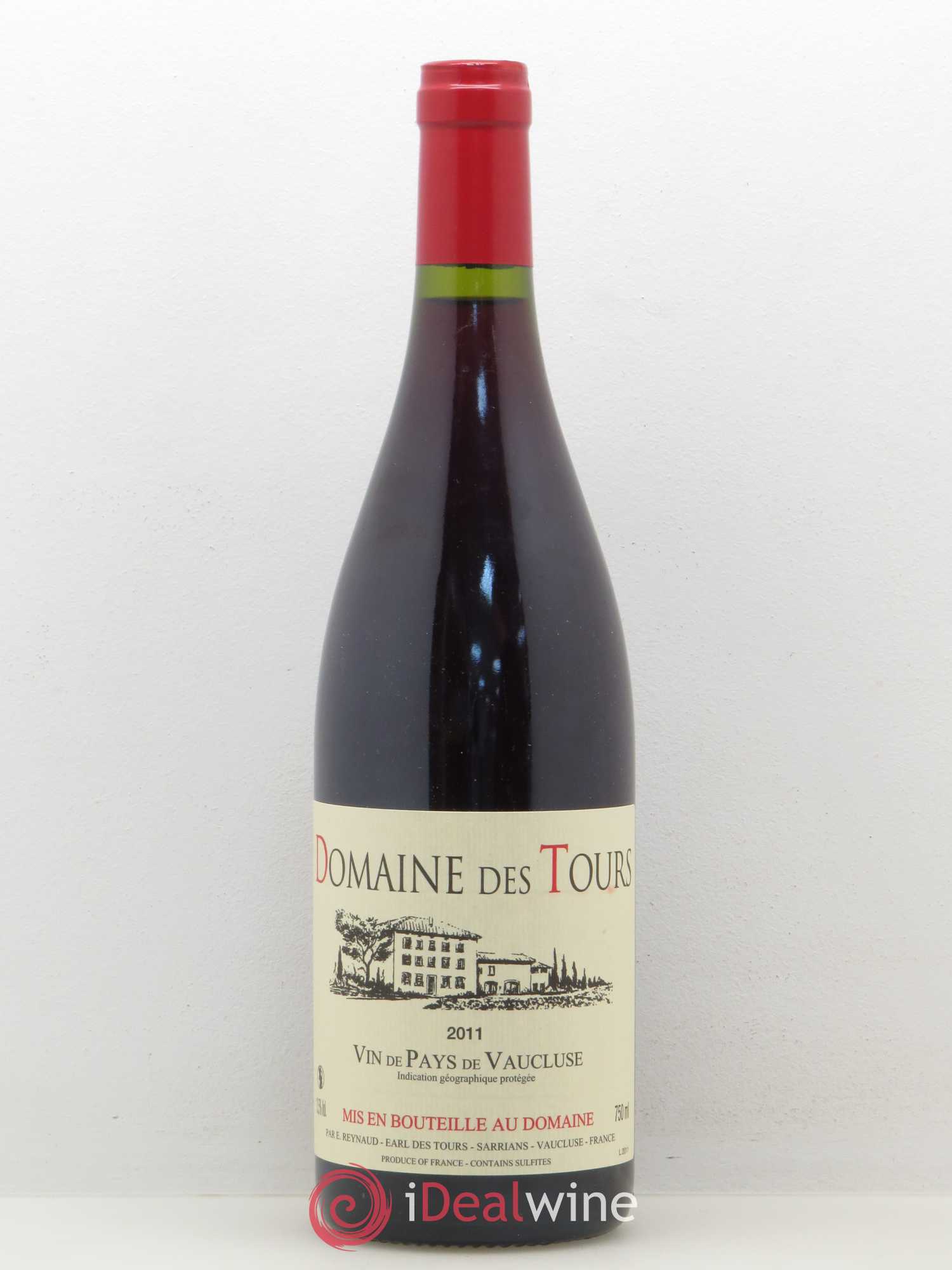 Vaucluse (Vin de Pays de Vaucluse) Domaine des Tours Emmanuel Reynaud 2011 - Lot de 1 bouteille - 0