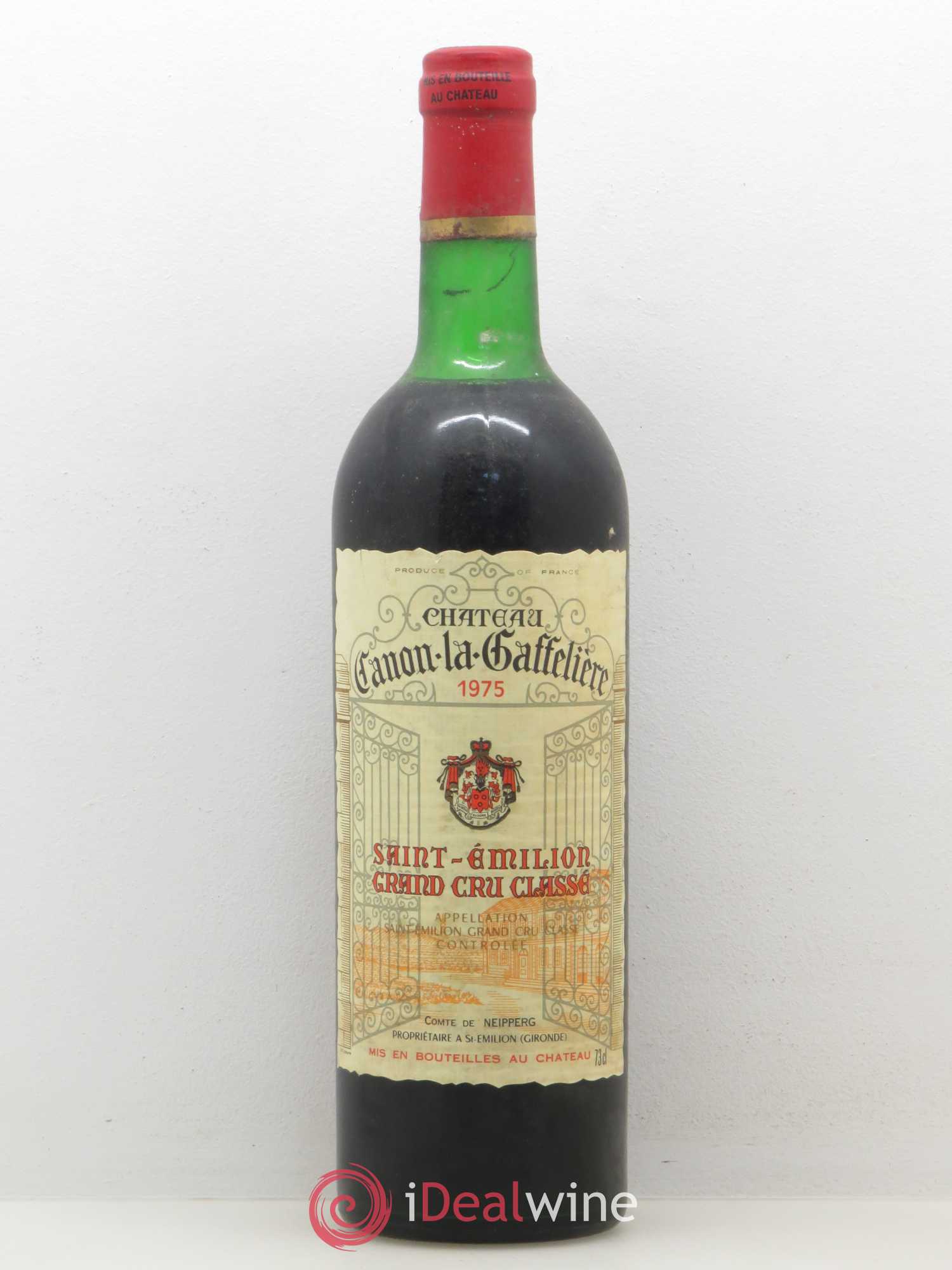 Château Canon la Gaffelière 1er Grand Cru Classé B 1975 - Lot de 1 bouteille - 0
