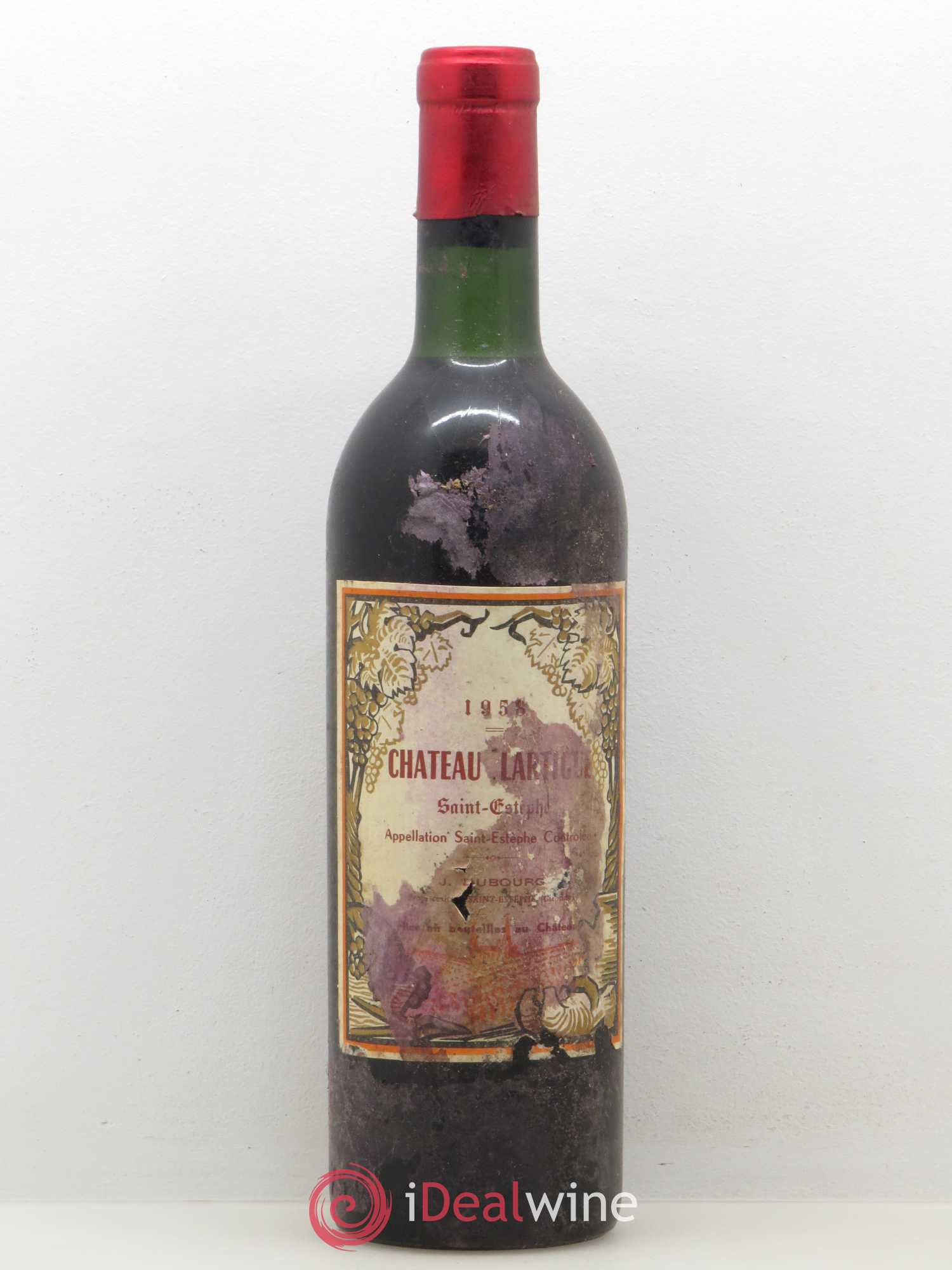 Château Saint-Estèphe Château Lartigue 1958 - Posten von 1 Flasche - 0