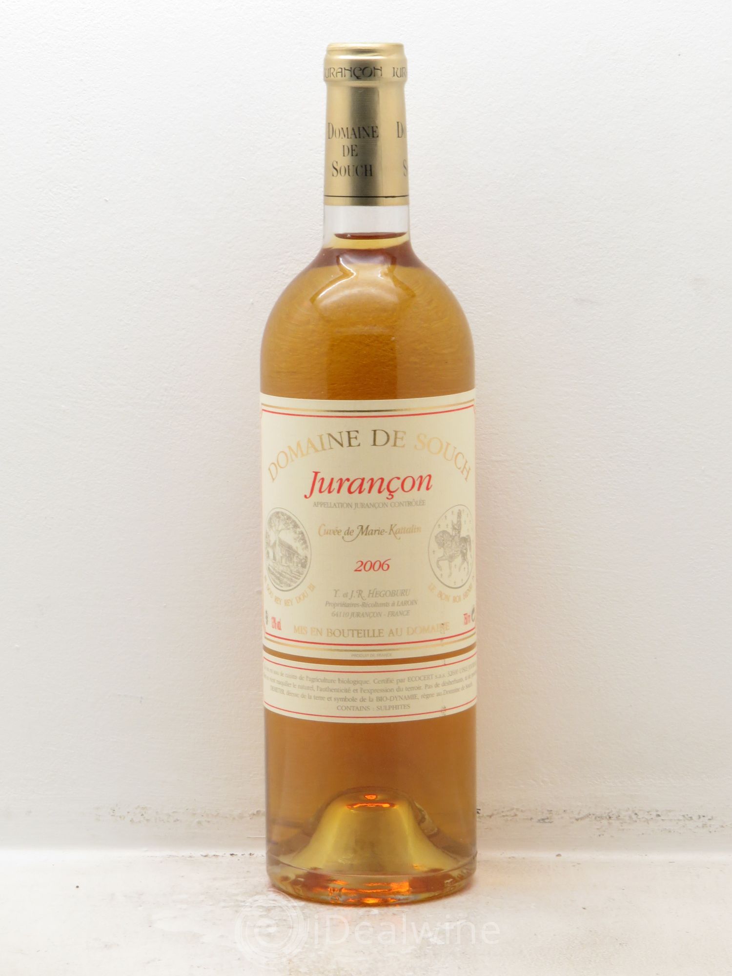 Jurançon Marie Kattalyn Souch (Domaine de) 2006 - Lotto di 1 bottiglia - 0