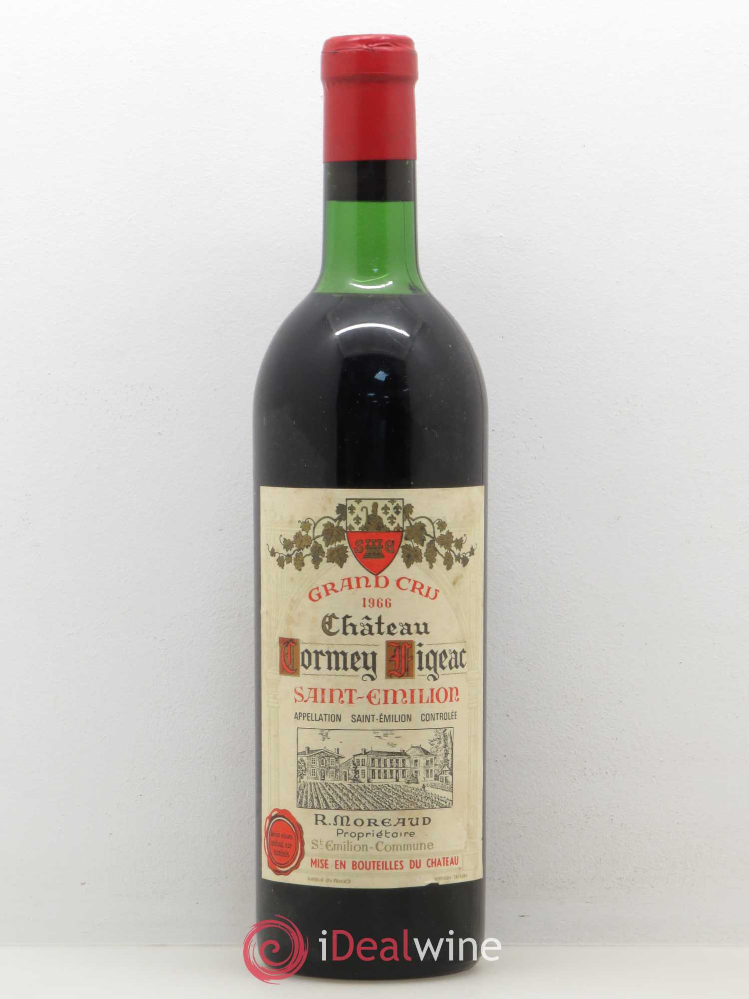 Saint-Émilion Château Cormey Figeac 1966 - Lot de 1 bouteille - 0