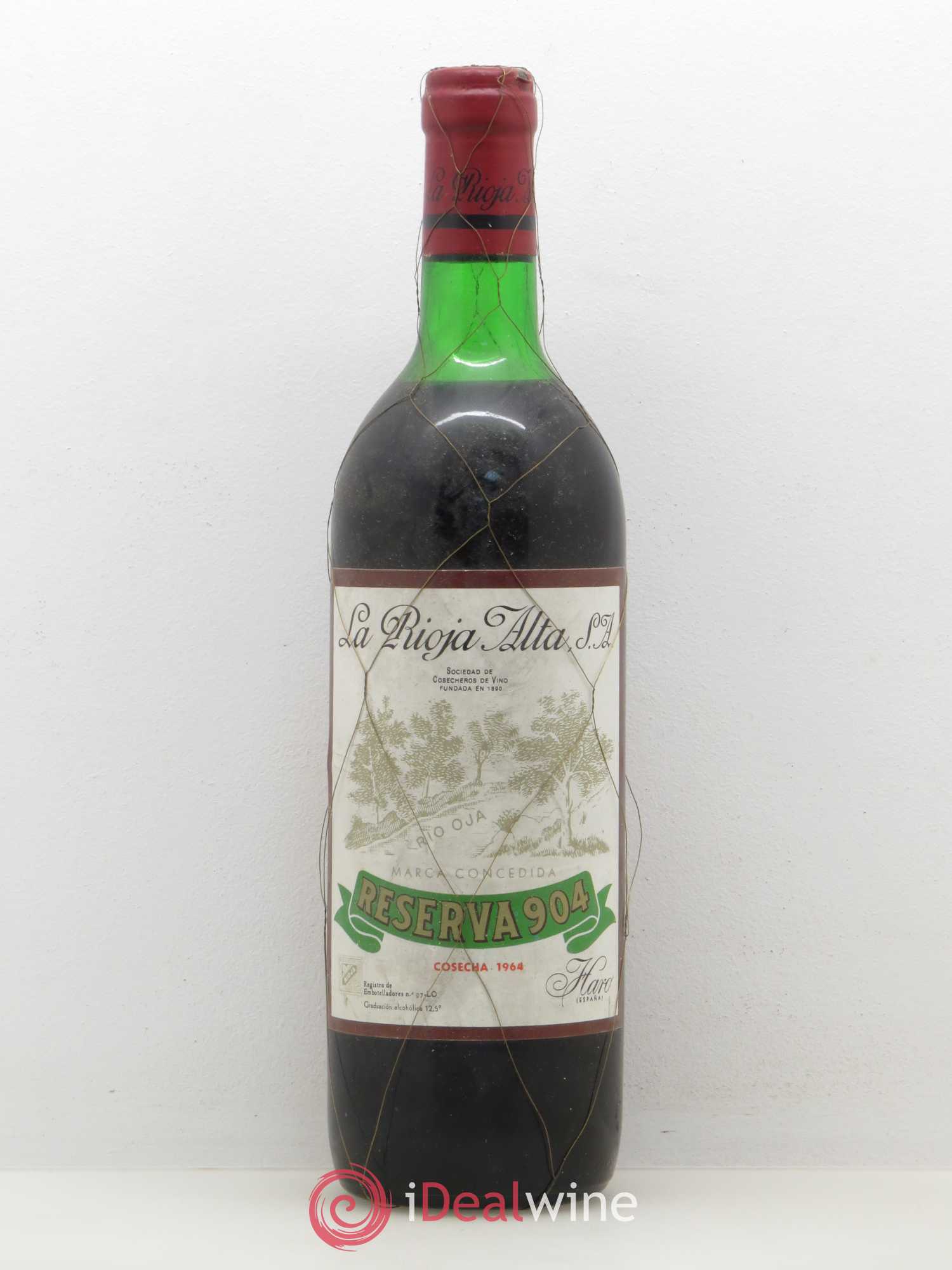 Rioja DOCa Gran Reserva 904 La Rioja Alta 1964 - Lot of 1 bottle - 0