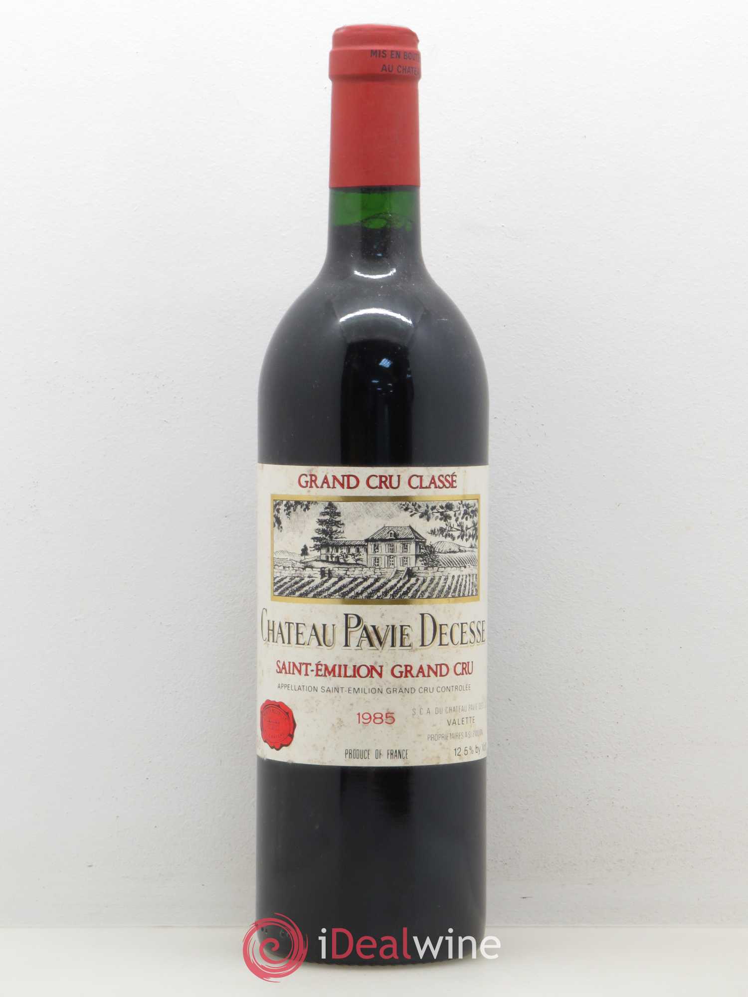 Château Pavie Decesse Grand Cru Classé 1985 - Lot de 1 bouteille - 0