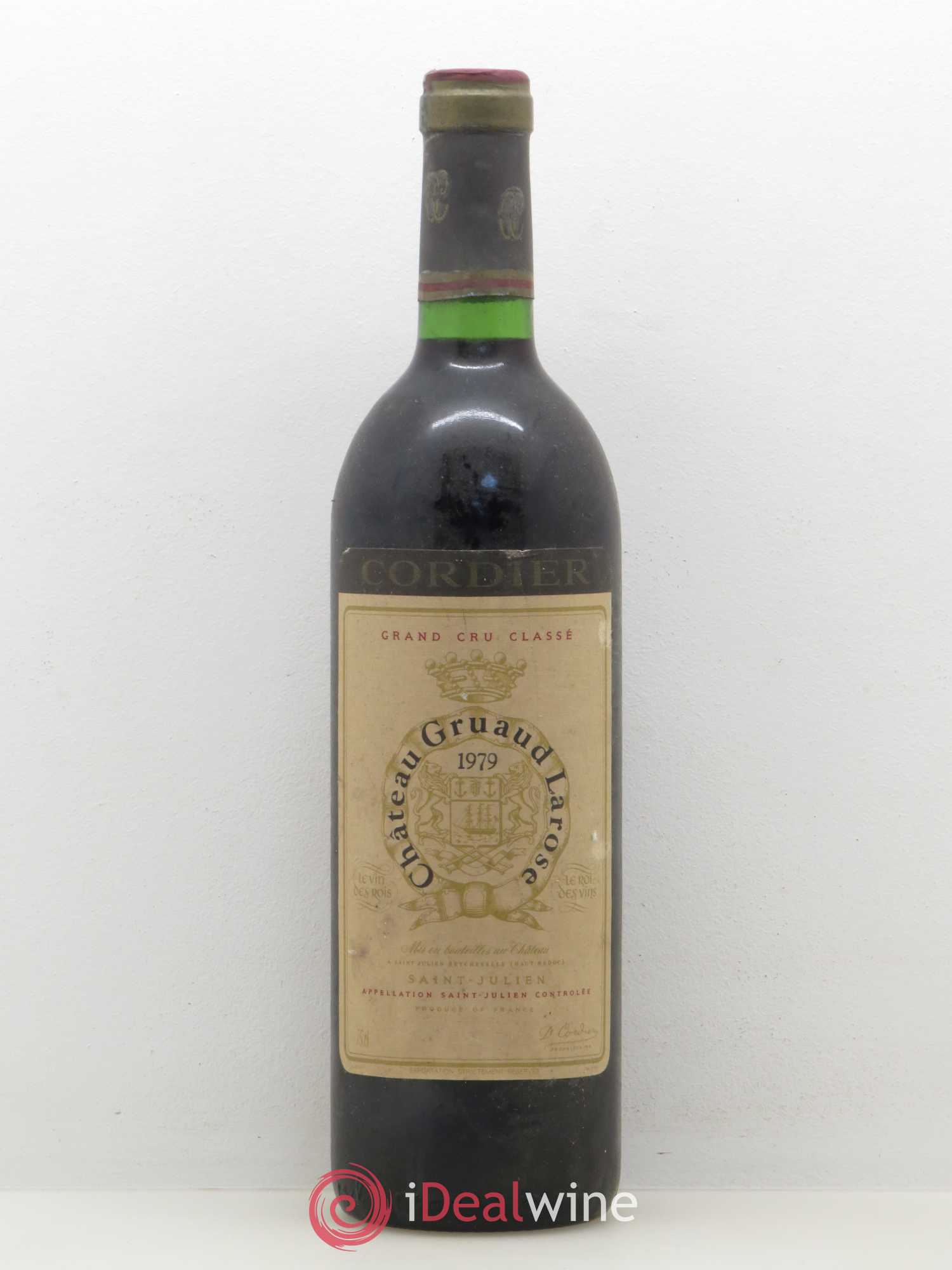 Château Gruaud Larose 2ème Grand Cru Classé 1979 - Lot de 1 bouteille - 0