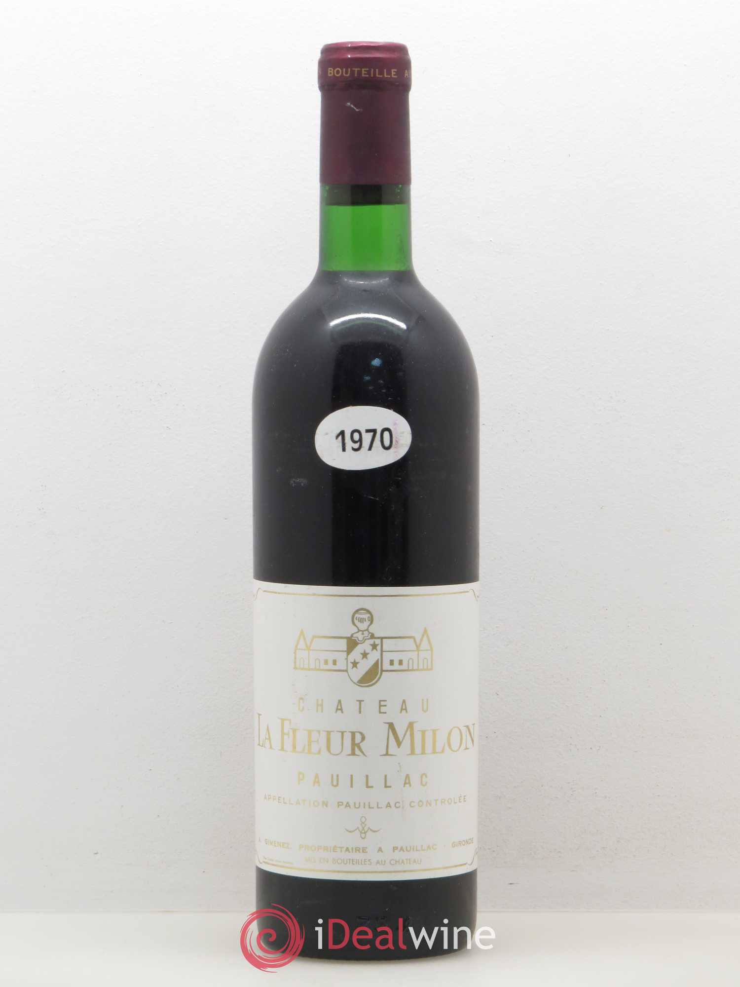 Château la Fleur Milon Cru Bourgeois 1970 - Lot de 1 bouteille - 0