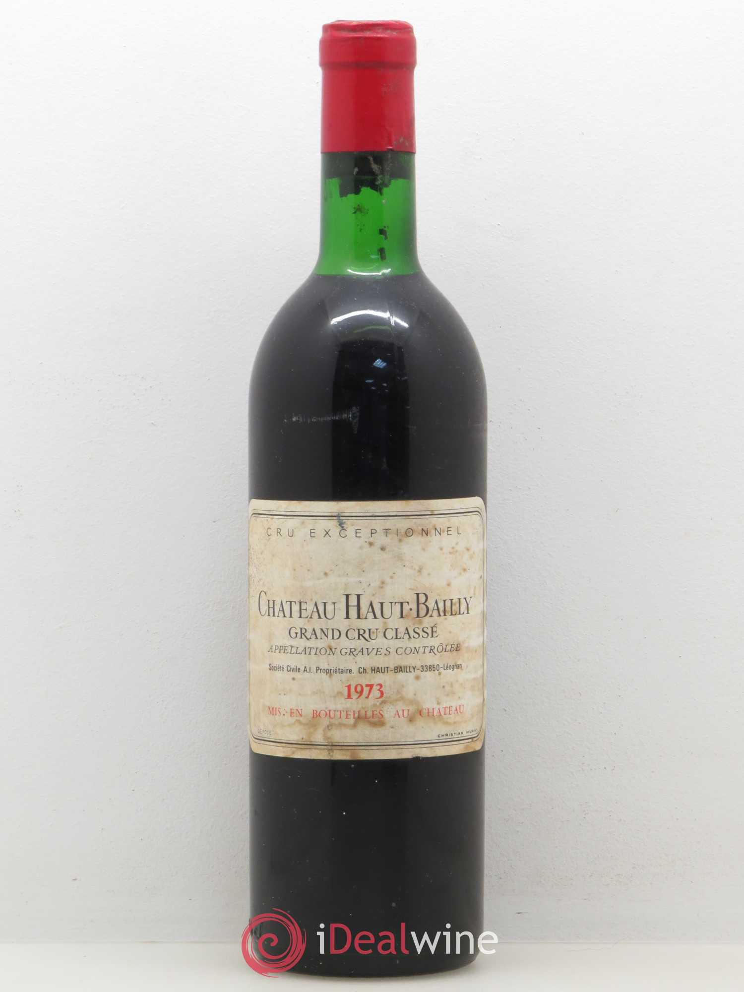 Château Haut-Bailly Cru Classé de Graves 1973 - Lot de 1 bouteille - 0