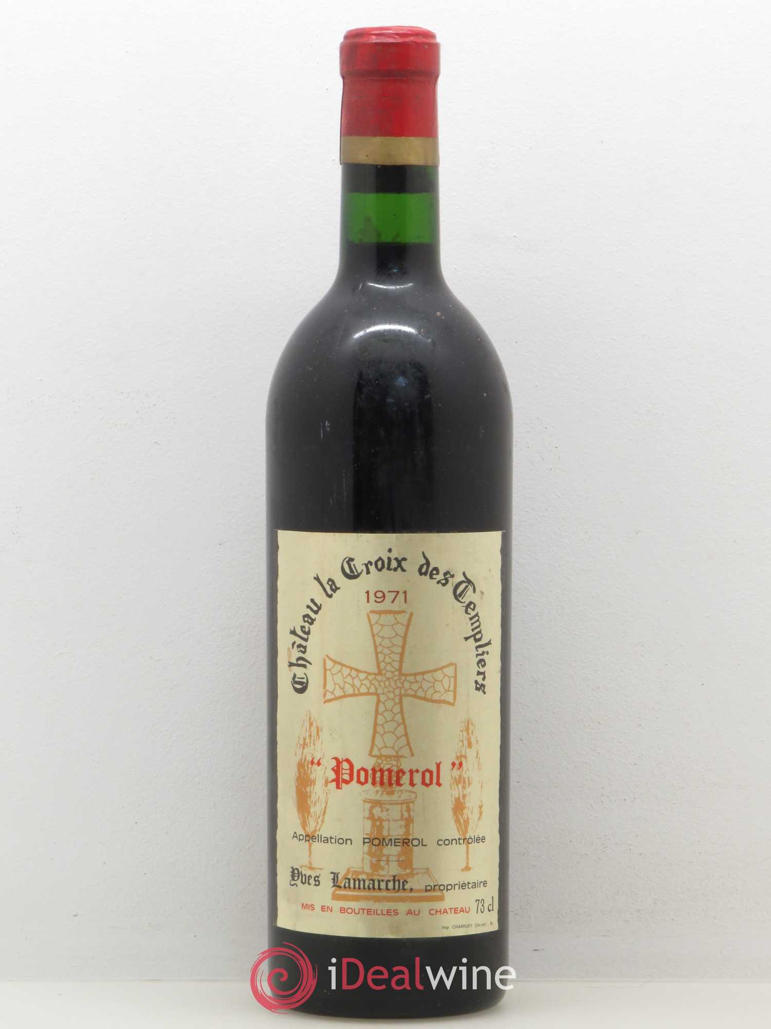 Pomerol Château La Croix des Templiers 1971 - Posten von 1 Flasche - 0