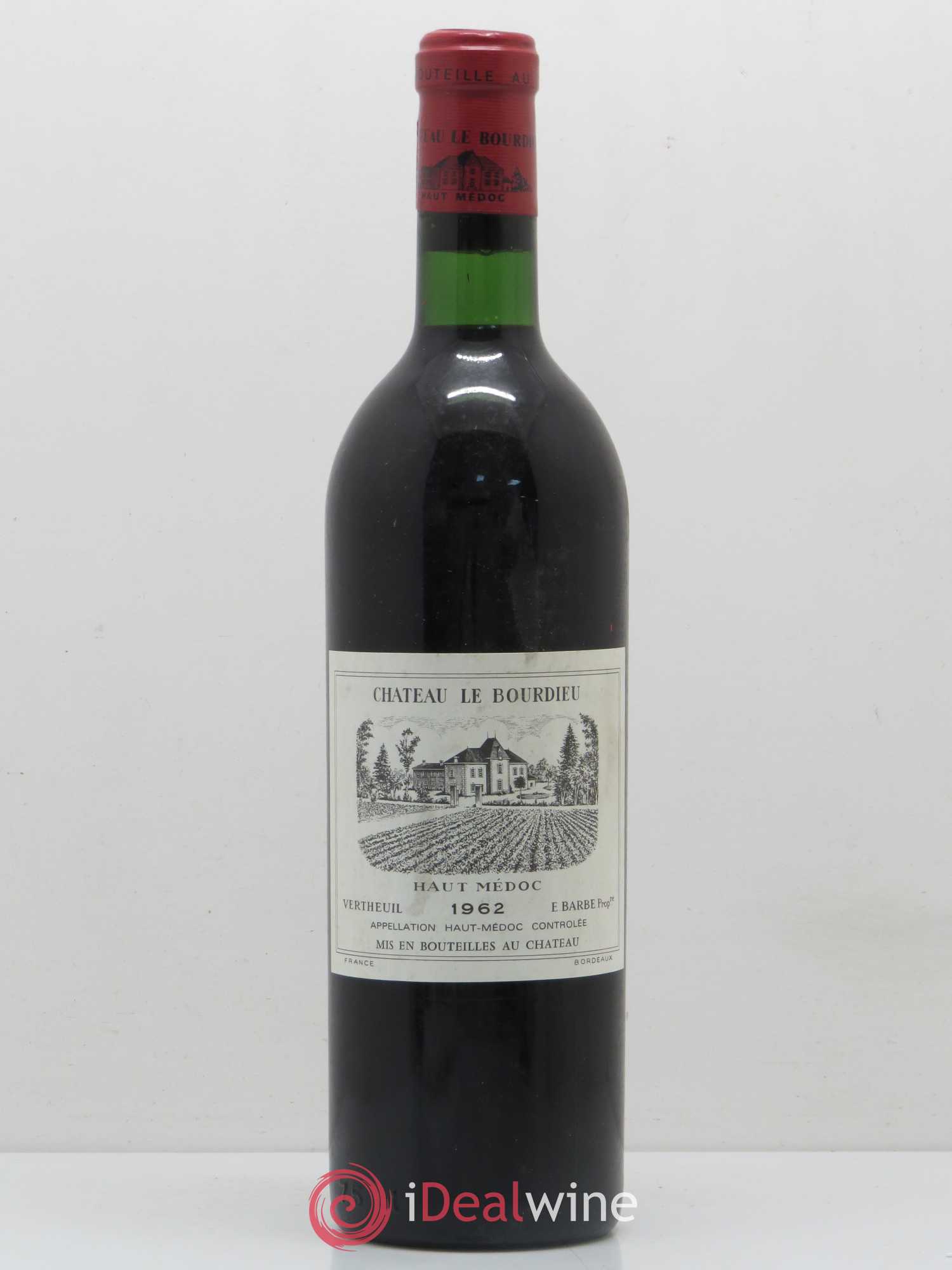 Château le Bourdieu Cru Bourgeois 1962 - Lot de 1 bouteille - 0