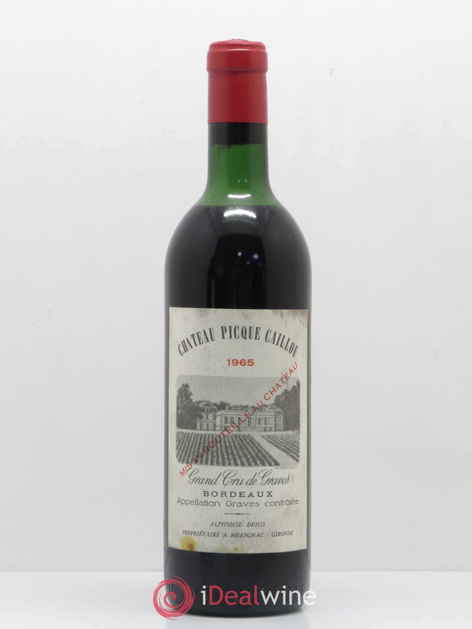 Château Picque Caillou 1965 - Lot de 1 bouteille - 0