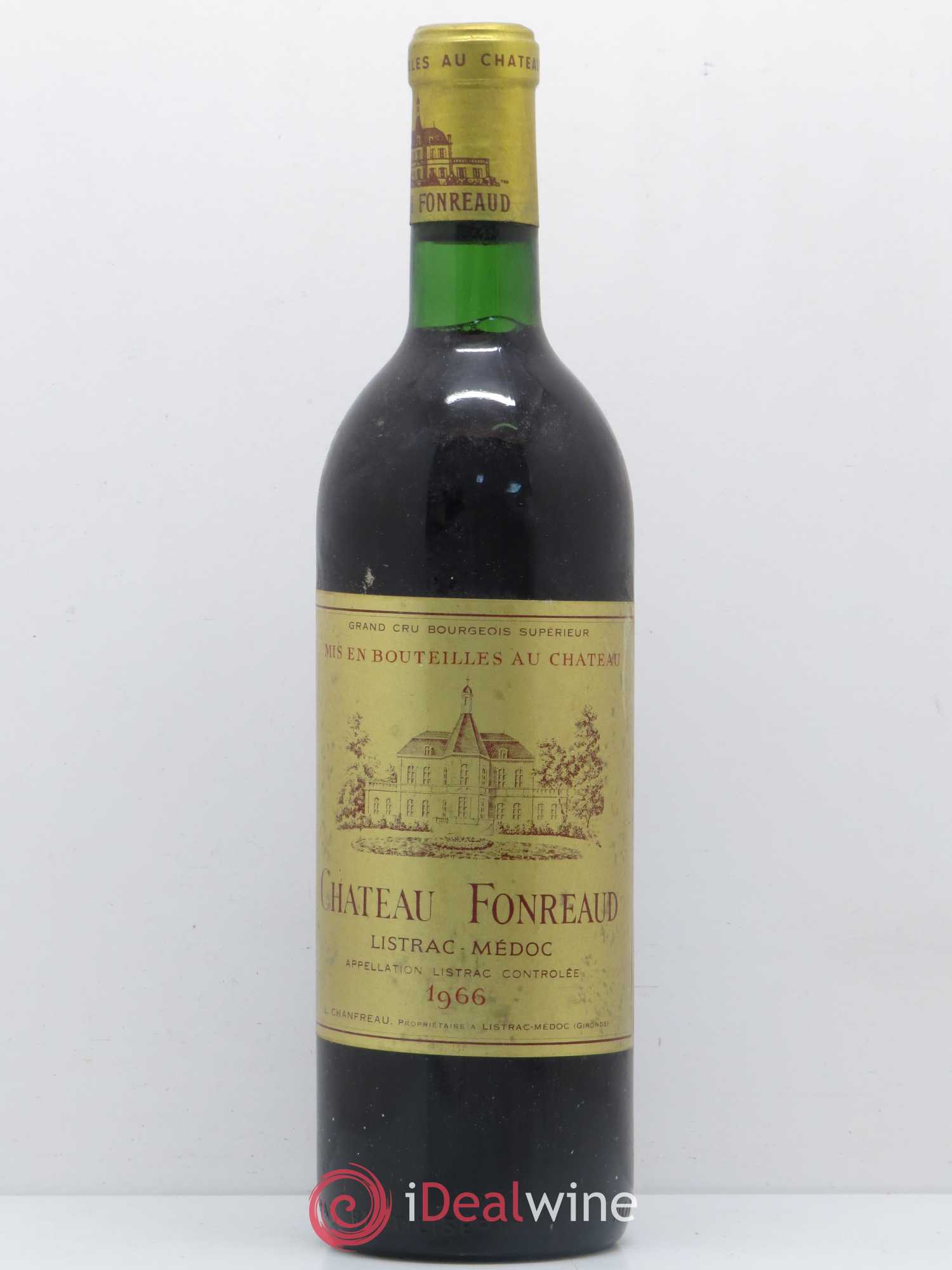 Château Fonréaud Cru Bourgeois 1966 - Lot de 1 bouteille - 0