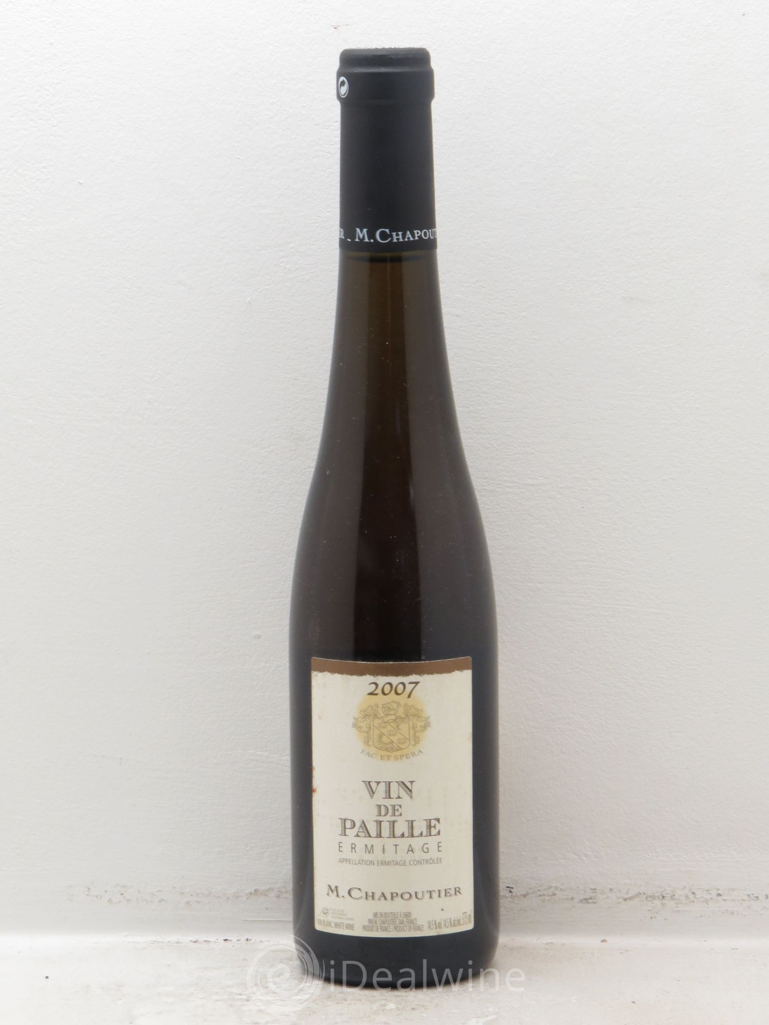 Hermitage Vin de Paille Chapoutier 2007 - Lotto di 1 mezza bottiglia - 0