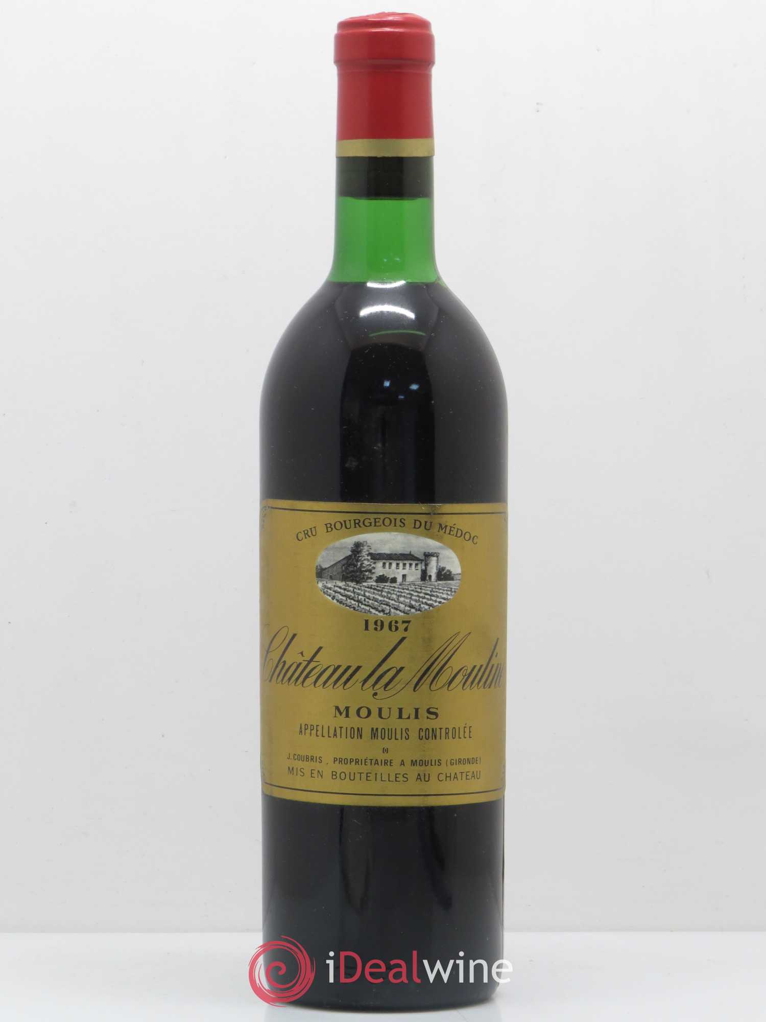 Moulis en Médoc Château La Mouline 1967 - Lot de 1 bouteille - 0